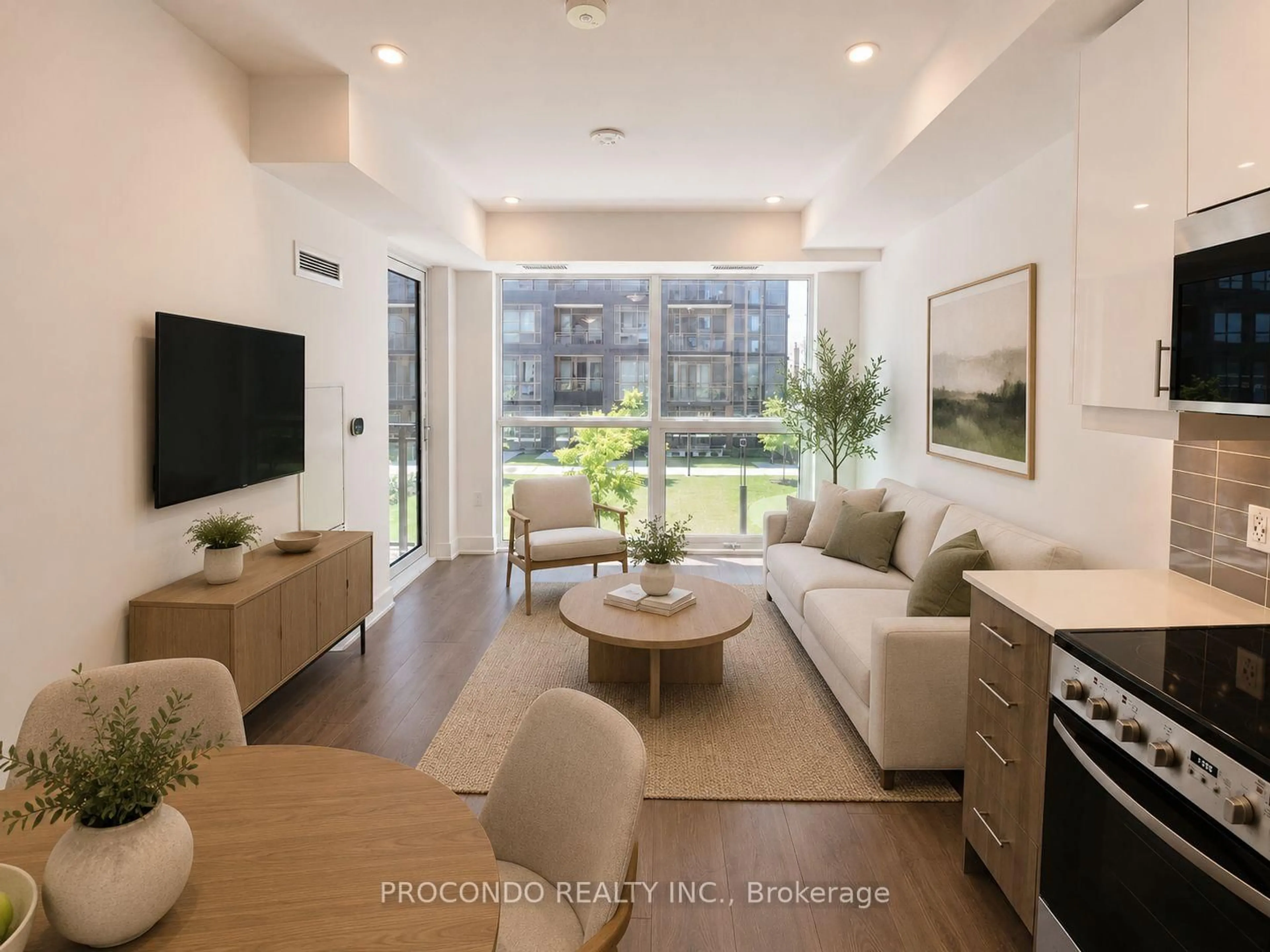 Living room with furniture, unknown for 2343 KHALSA Gate #235, Oakville Ontario L6M 5R6