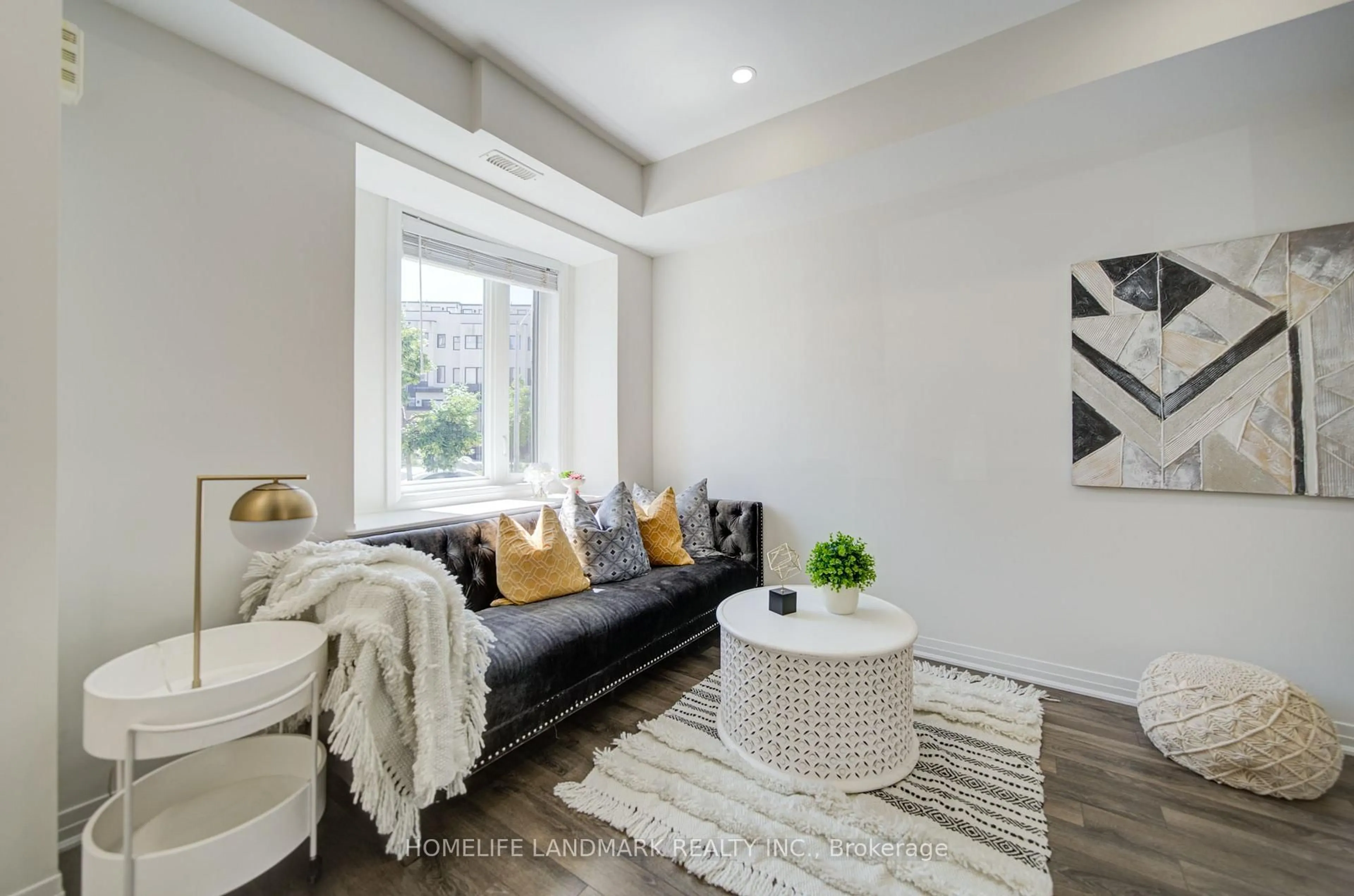 Living room with furniture, unknown for 38 Sarah Jackson Cres, Toronto Ontario M3K 0B6