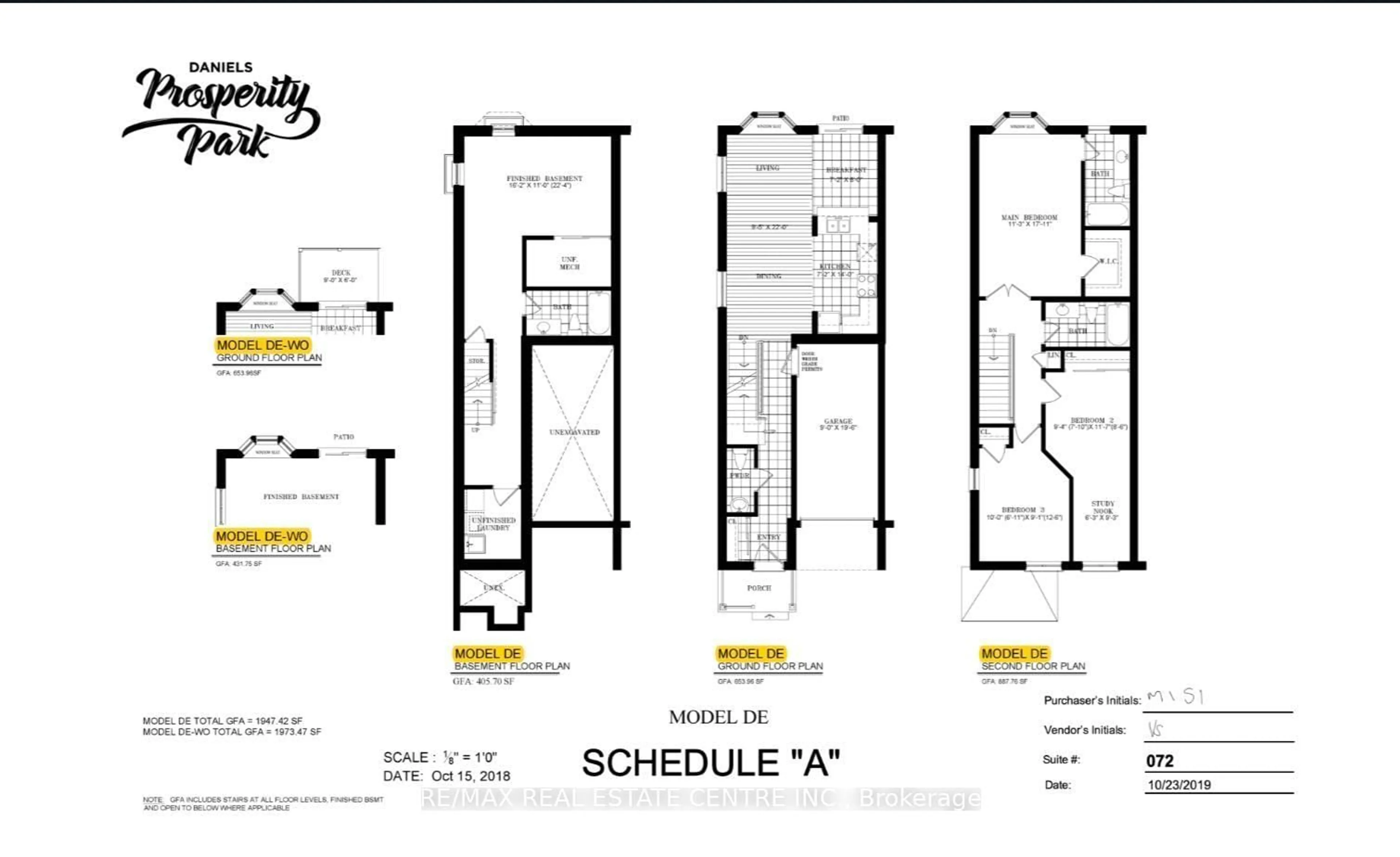 Floor plan for 50 Edinburgh Dr #72, Brampton Ontario L6Y 1N9