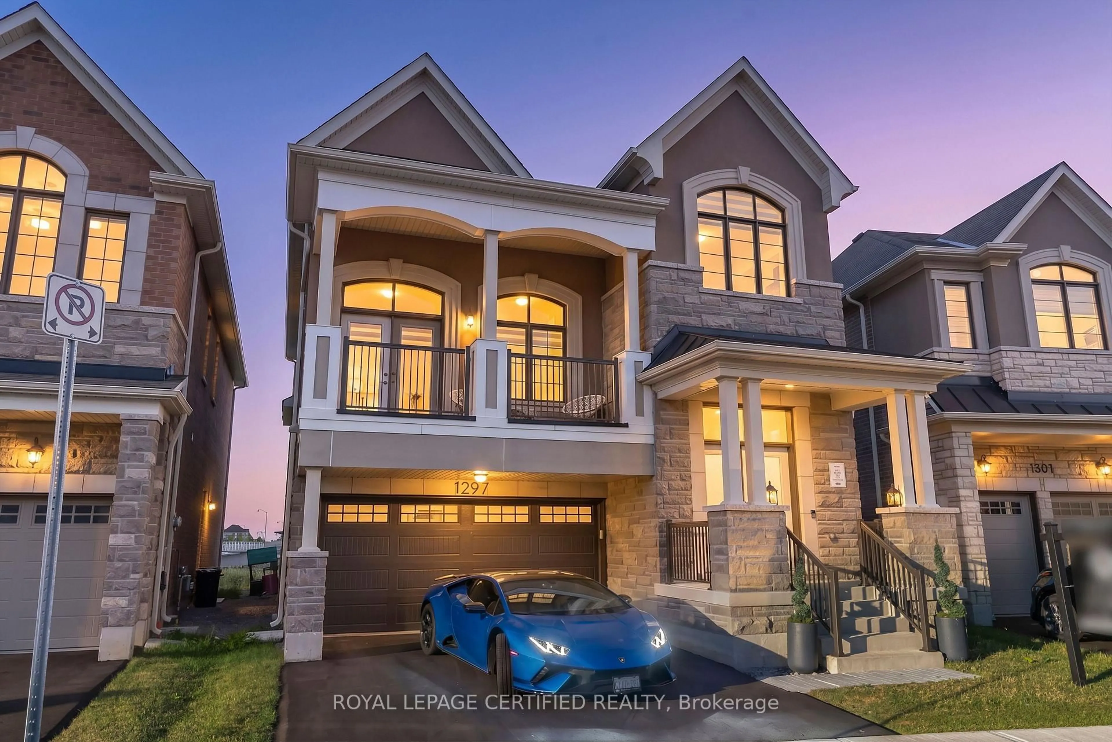 Home with brick exterior material, street for 1297 Basswood Cres, Milton Ontario L9T 7E7