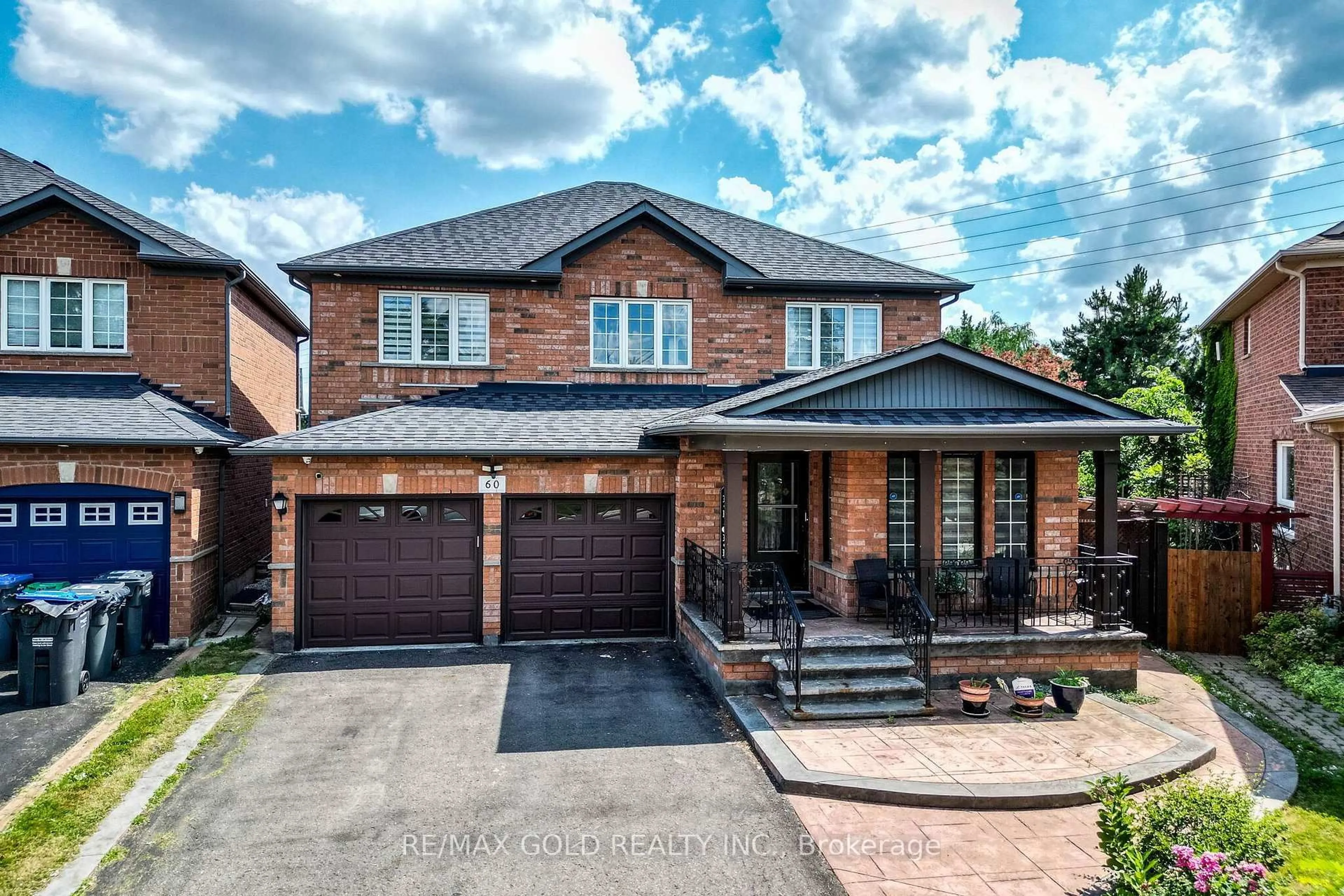 Home with brick exterior material, street for 60 Four Seasons Circ, Brampton Ontario L7A 2A7