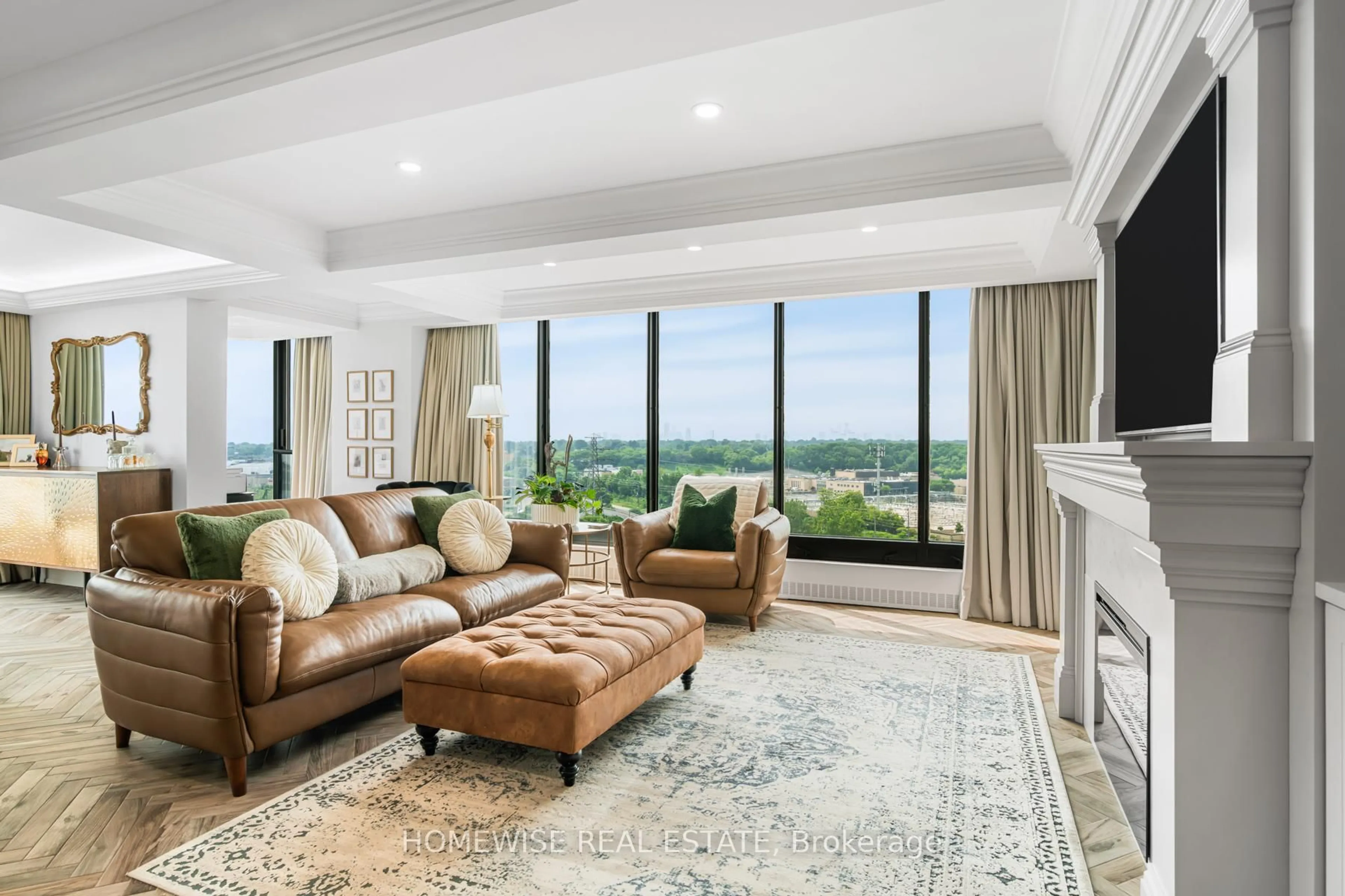 Living room with furniture, unknown for 2045 Lake Shore Blvd #1407, Toronto Ontario M8V 2Z6