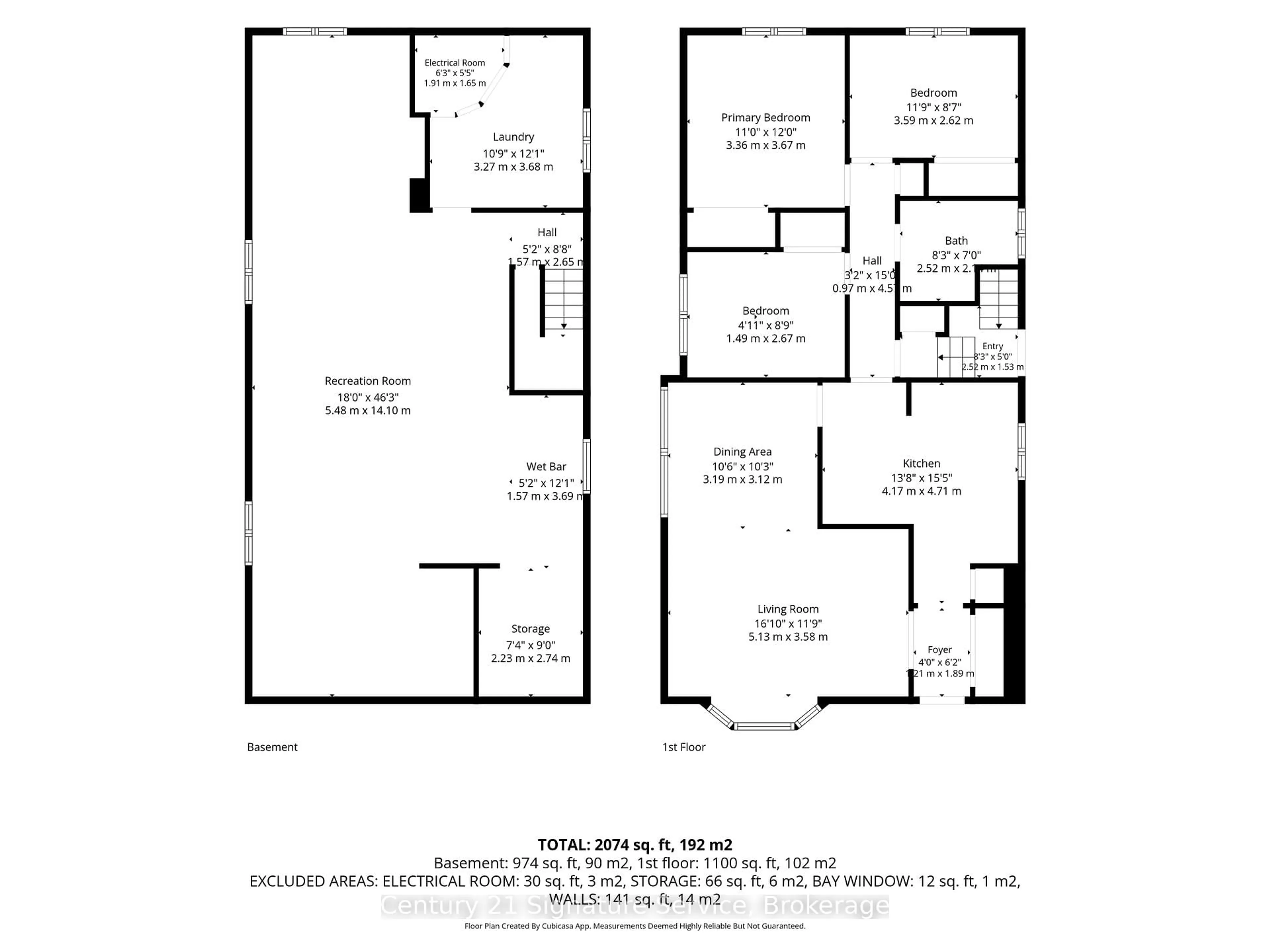 Floor plan for 2150 Greenhurst Ave, Mississauga Ontario L4X 1J6