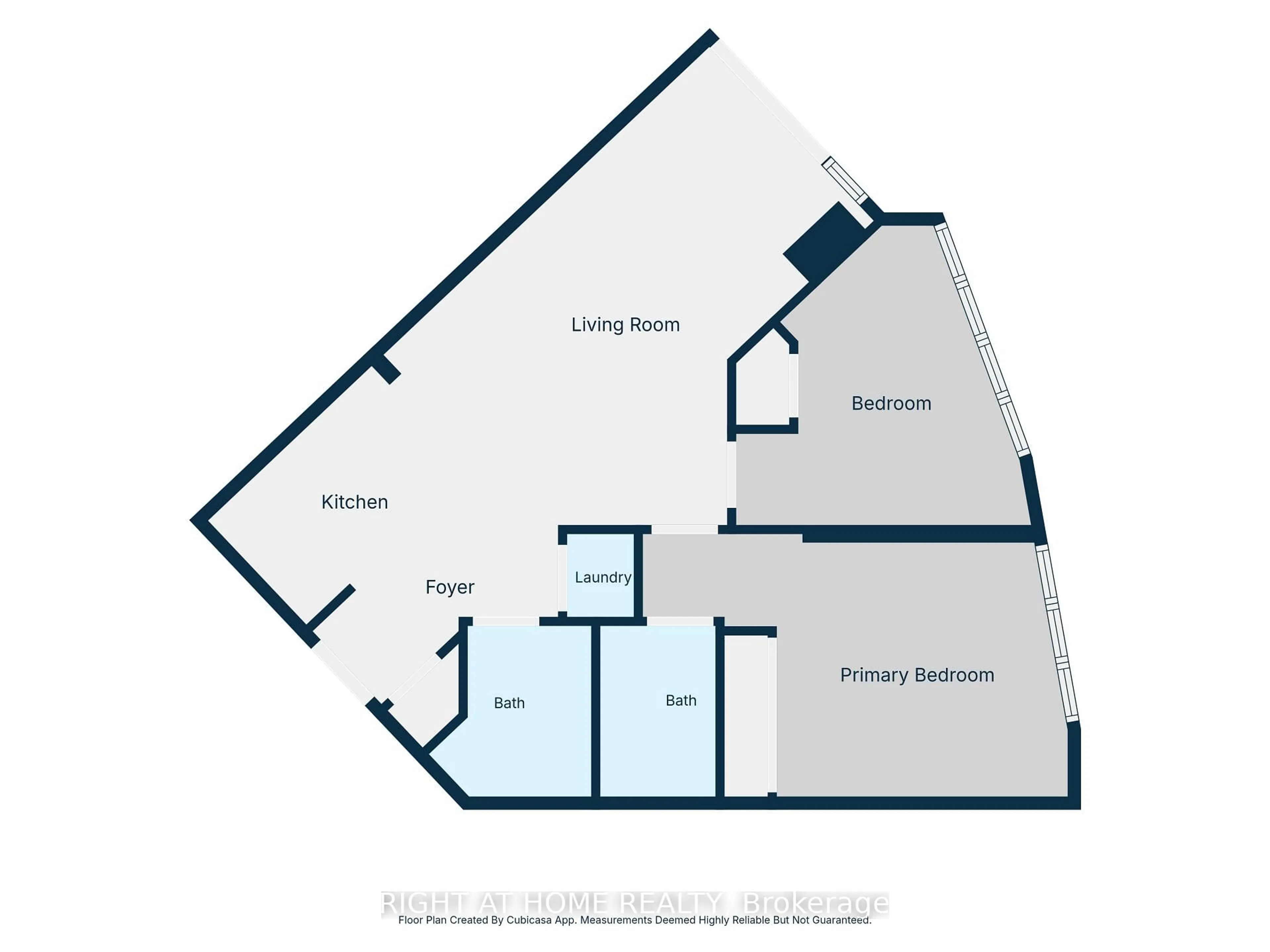 Floor plan for 80 Absolute Ave #2302, Mississauga Ontario L4Z 0A5
