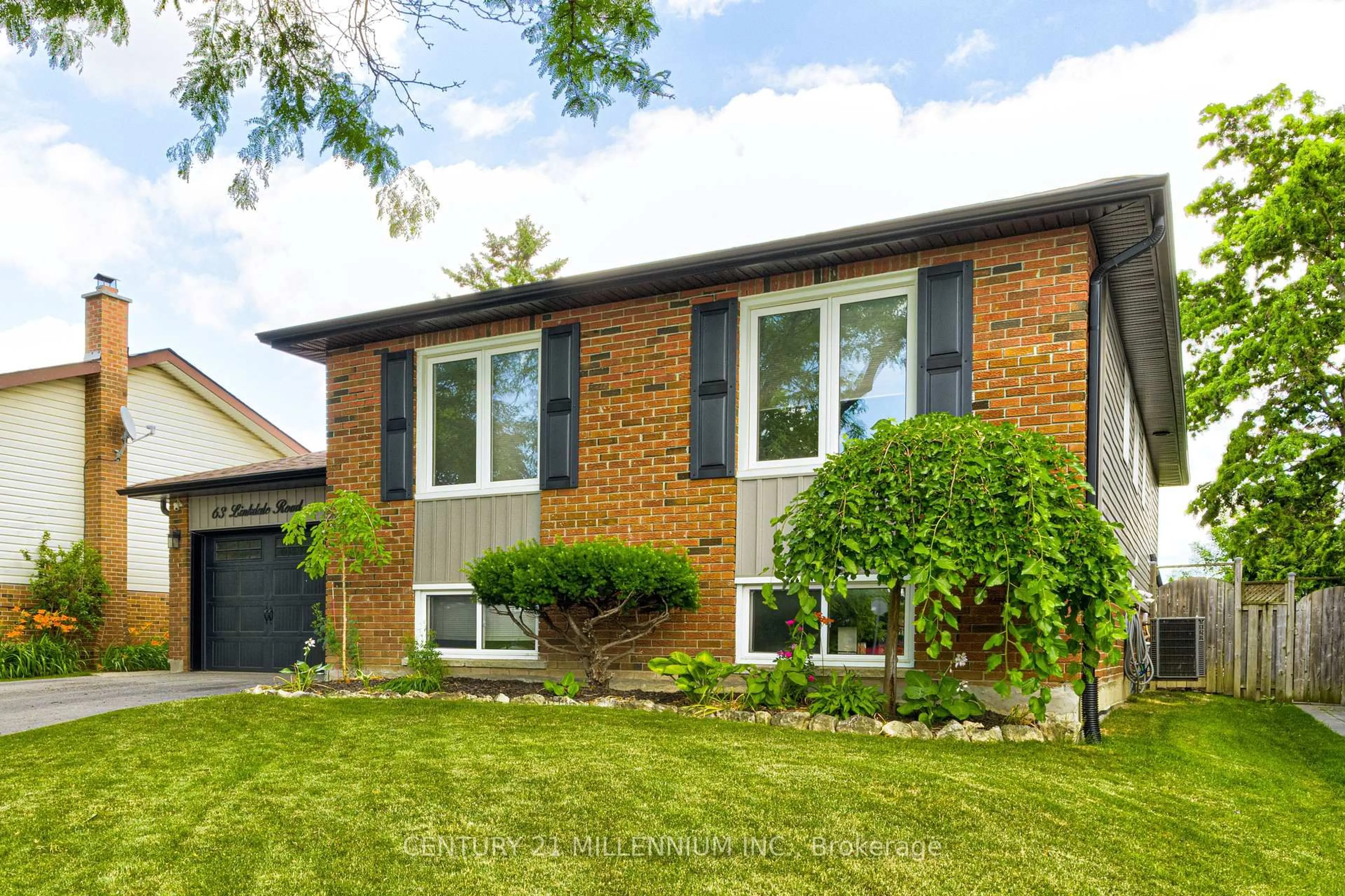 Home with brick exterior material, street for 63 Linkdale Rd, Brampton Ontario L6V 3B6