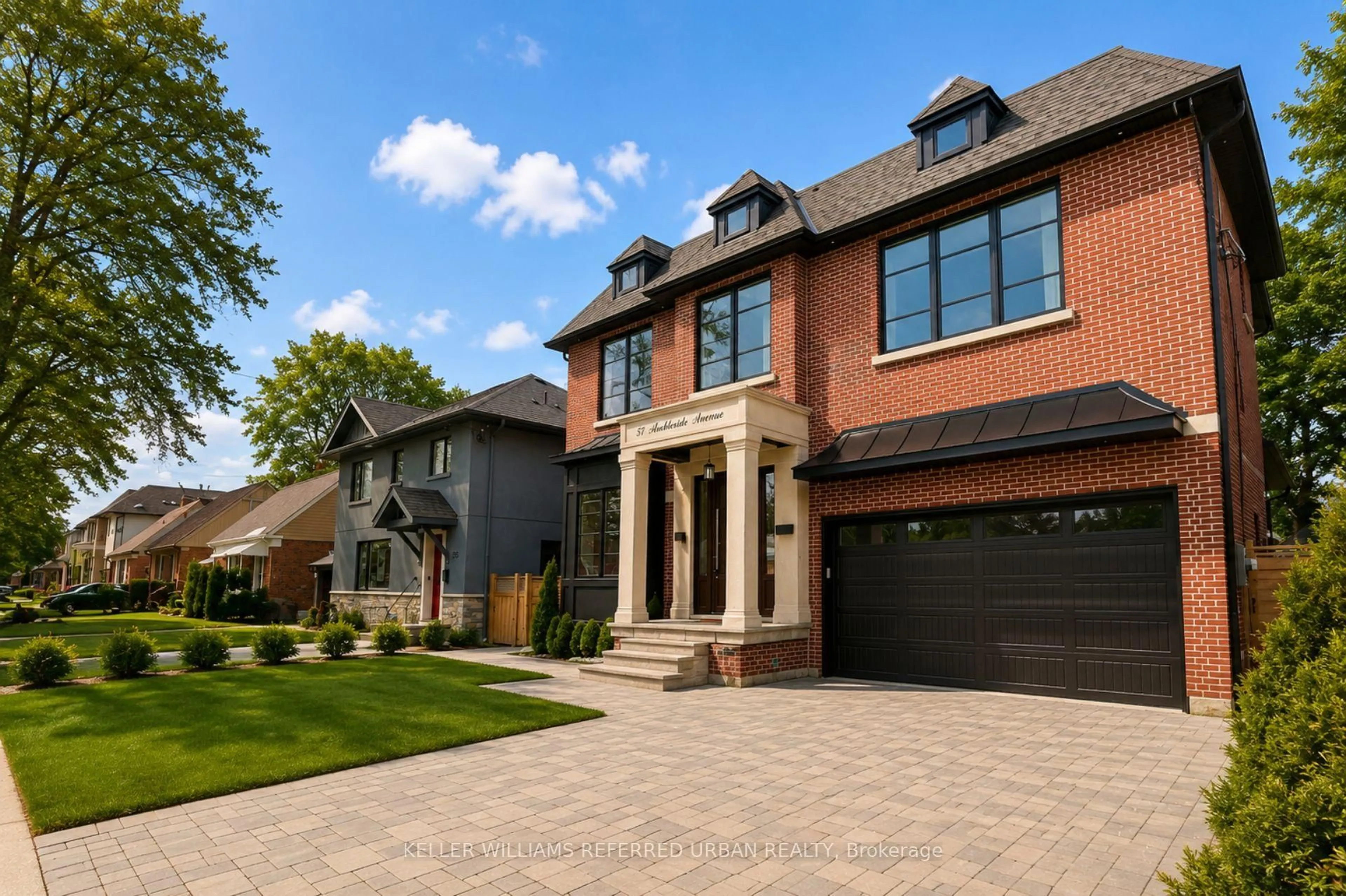 Home with brick exterior material, street for 57 Ambleside Ave, Toronto Ontario M8Z 2H8