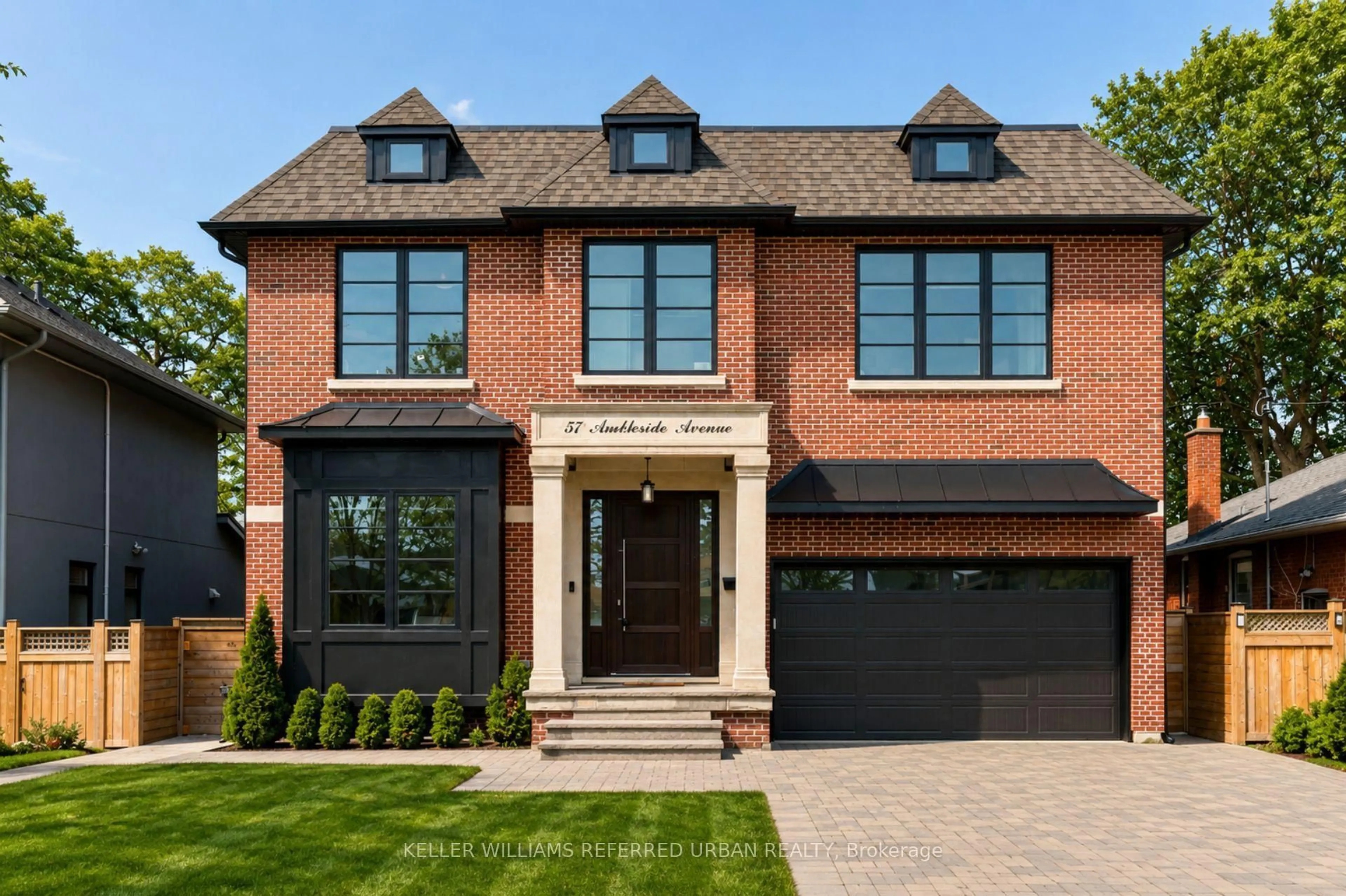 Home with brick exterior material, street for 57 Ambleside Ave, Toronto Ontario M8Z 2H8