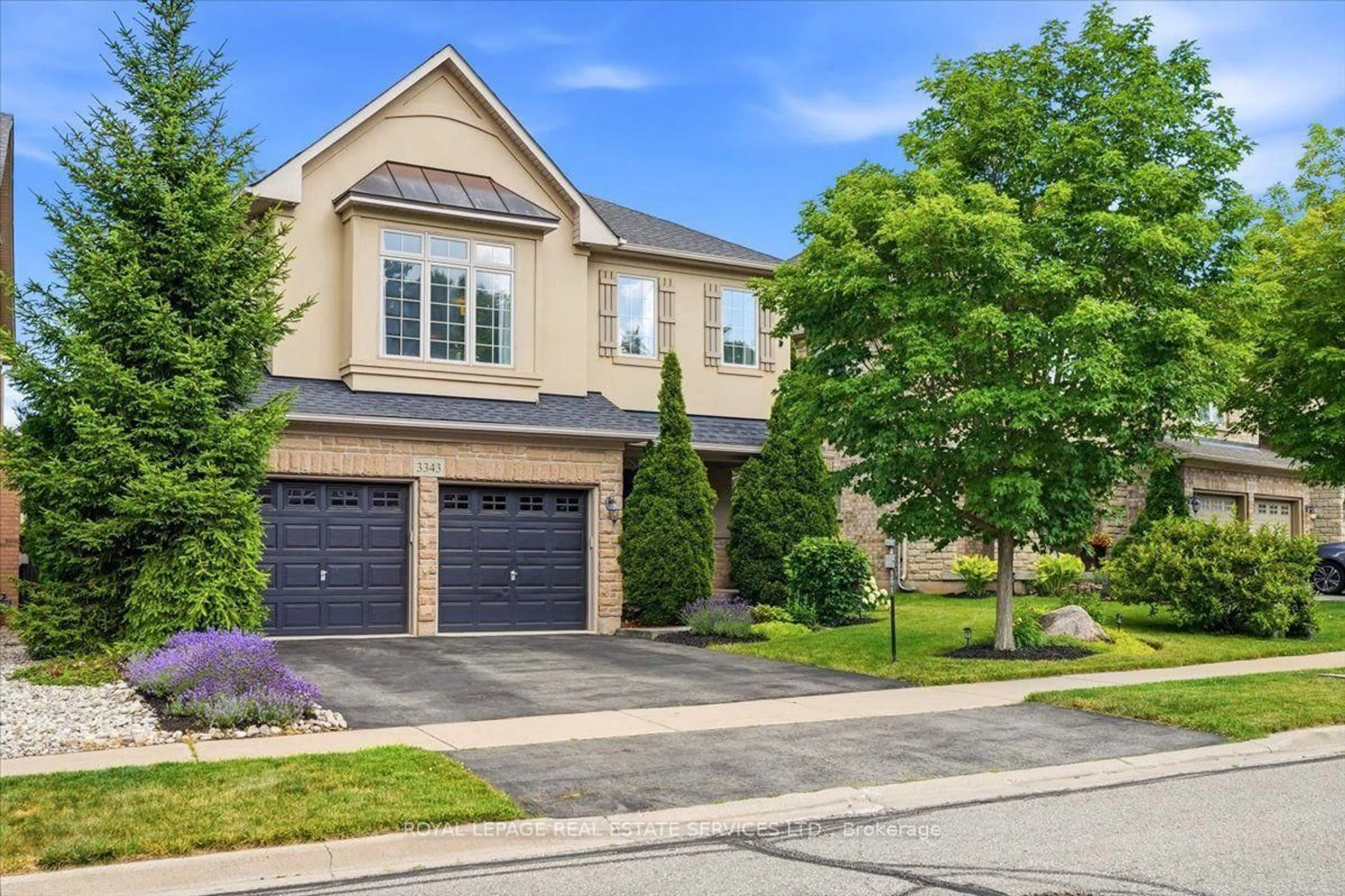 Home with brick exterior material, street for 3343 Stocksbridge Ave, Oakville Ontario L6M 0B5