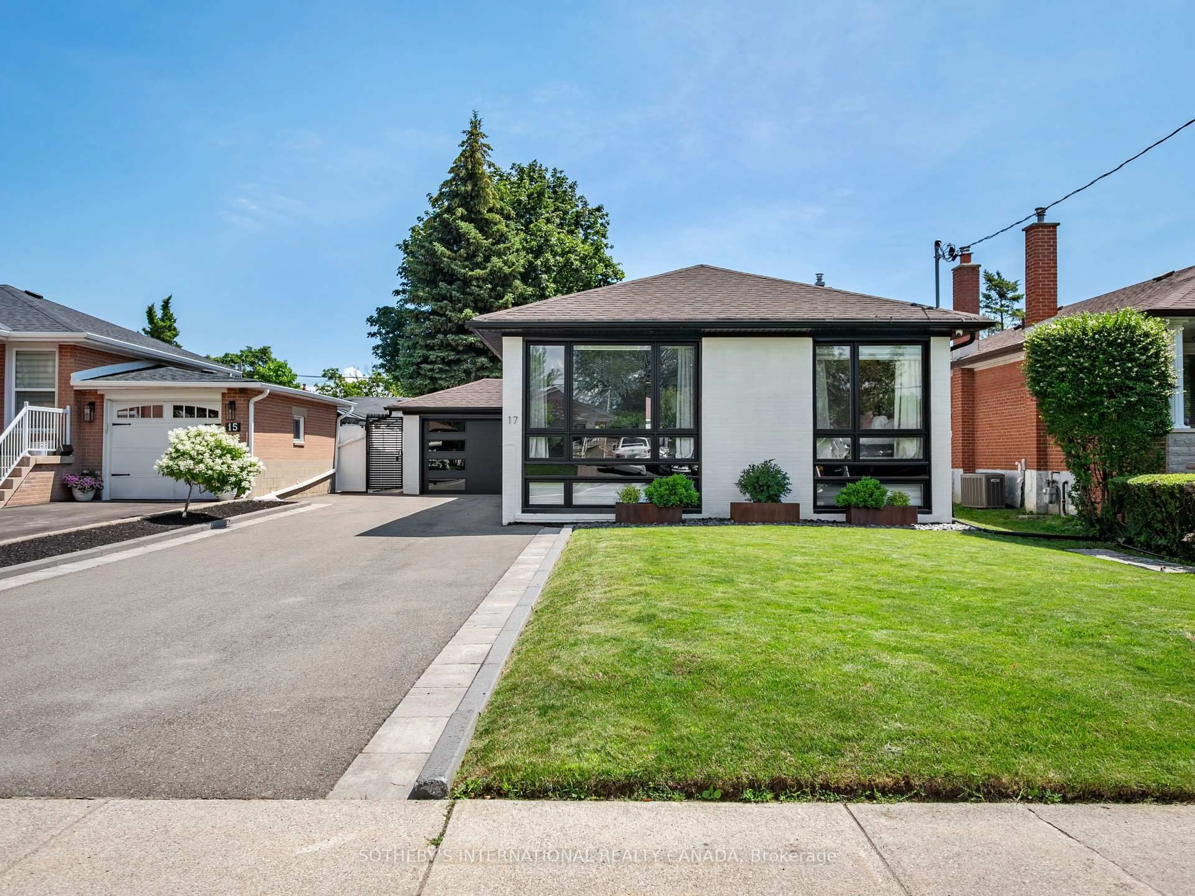 Home with brick exterior material, street for 17 Sigmont Rd, Toronto Ontario M9C 4K6