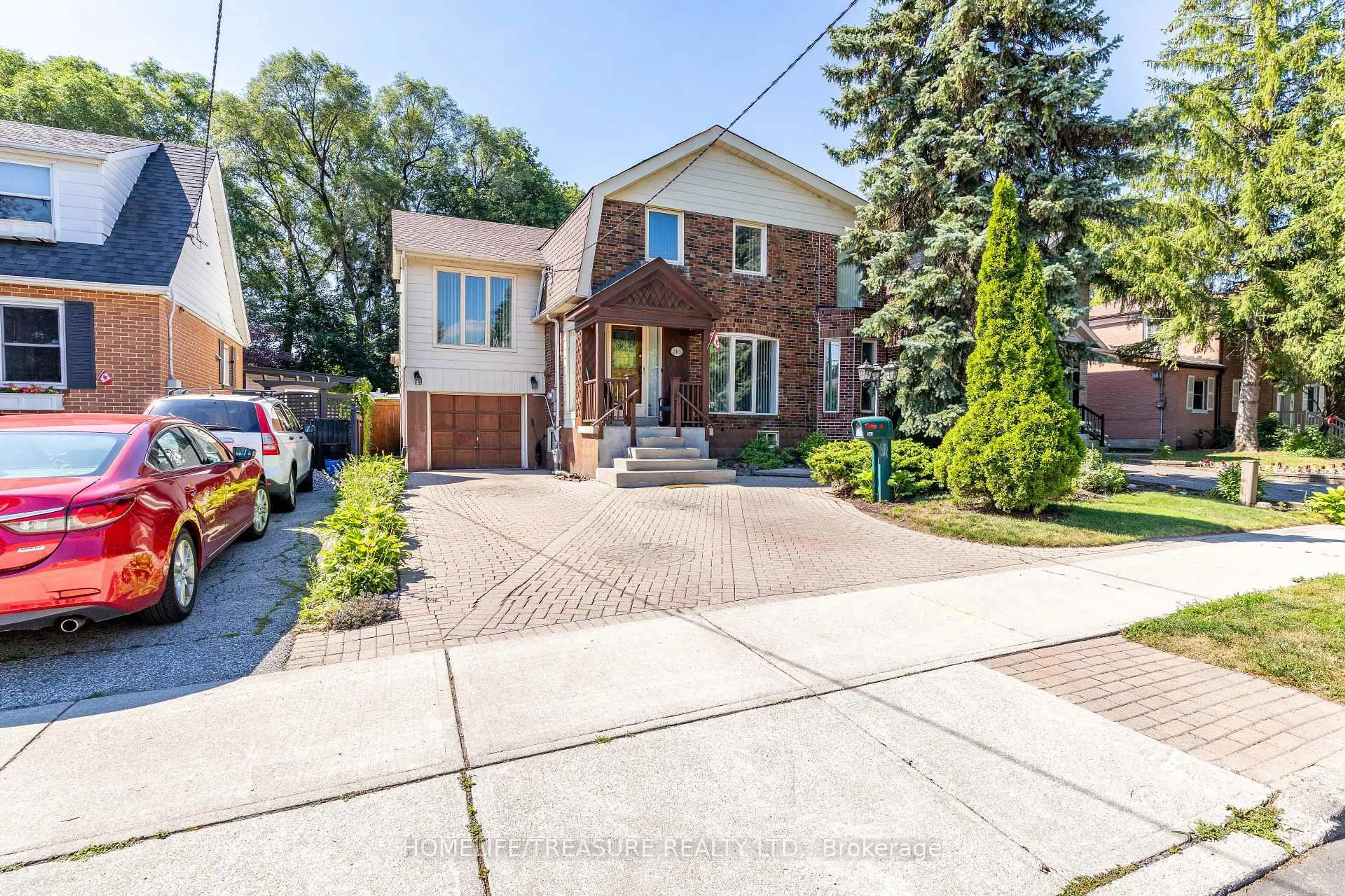 Home with brick exterior material, street for 201 KING St, Toronto Ontario M9N 1L8