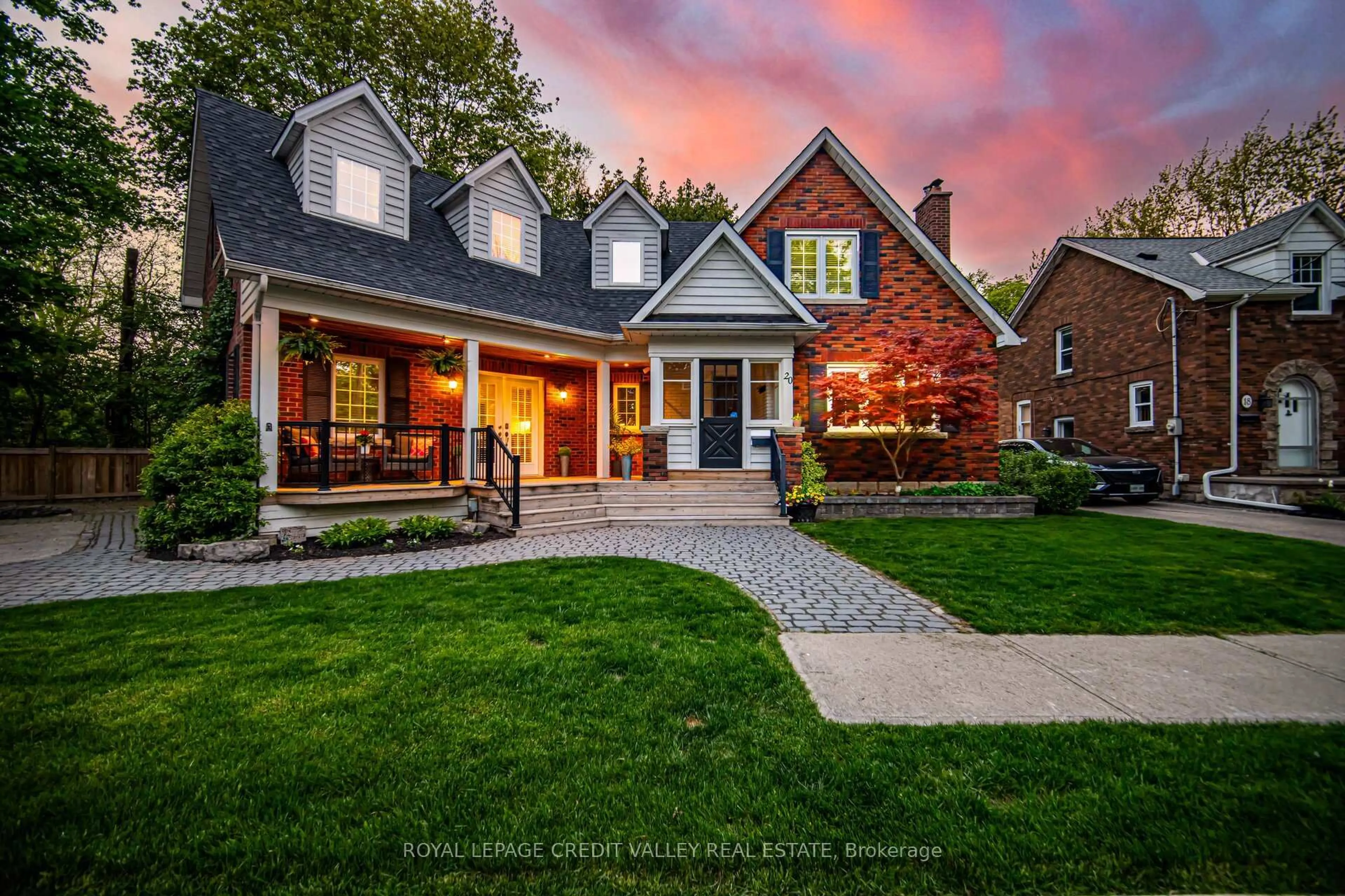 Home with brick exterior material, street for 20 Fleming Ave, Brampton Ontario L6Y 1K1