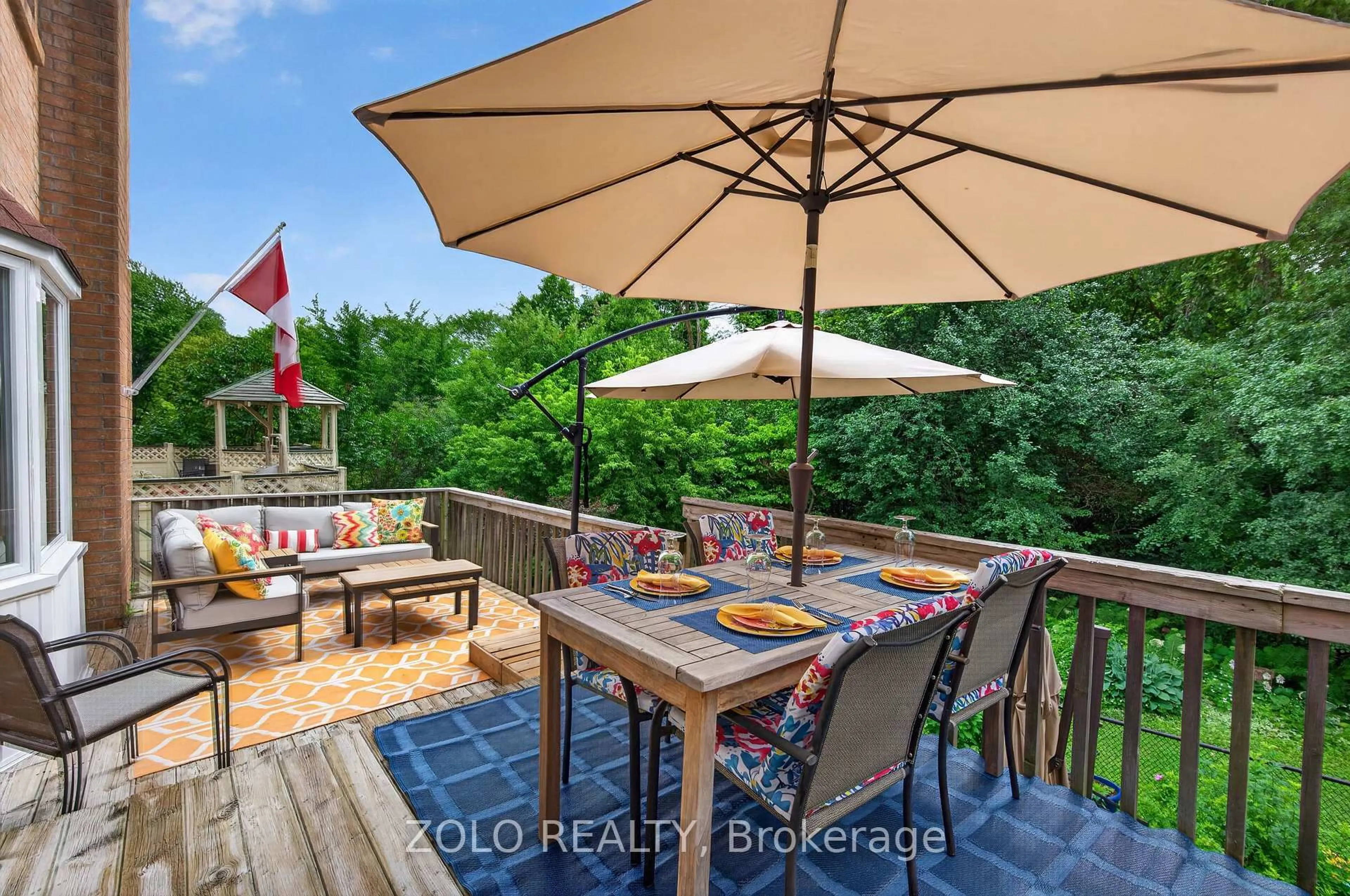 Patio, water/lake/river/ocean view for 17 Pinellas Dr, Brampton Ontario L6Z 3C1