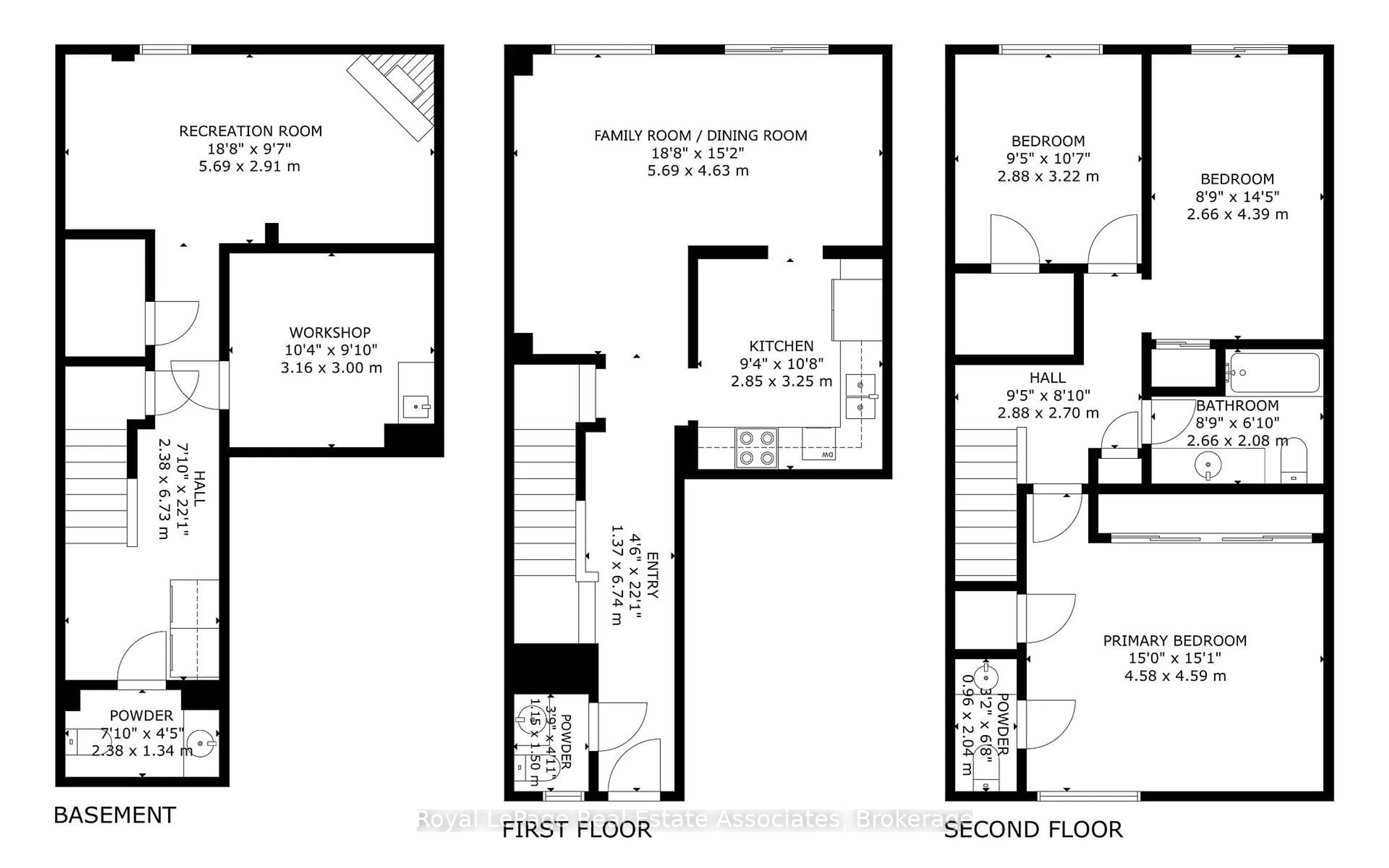 Floor plan for 1951 Rathburn Rd #79, Mississauga Ontario L4W 2N9