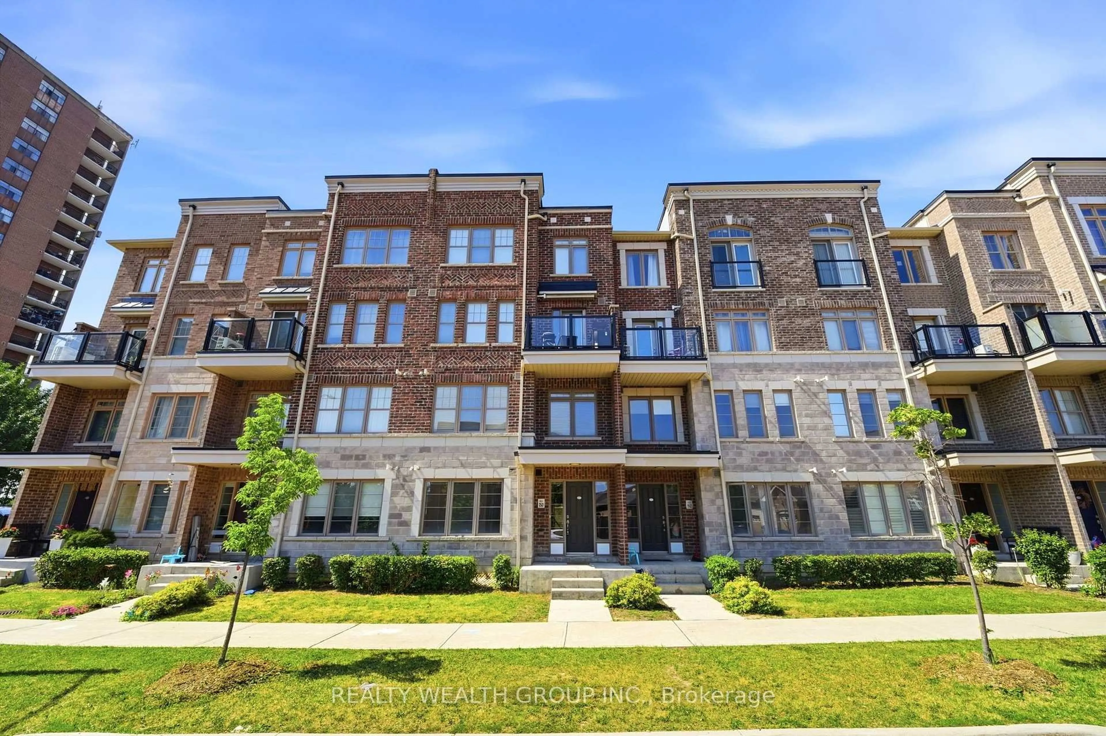 Home with brick exterior material, building for 60 Parrotta Dr #253, Toronto Ontario M9M 0E5