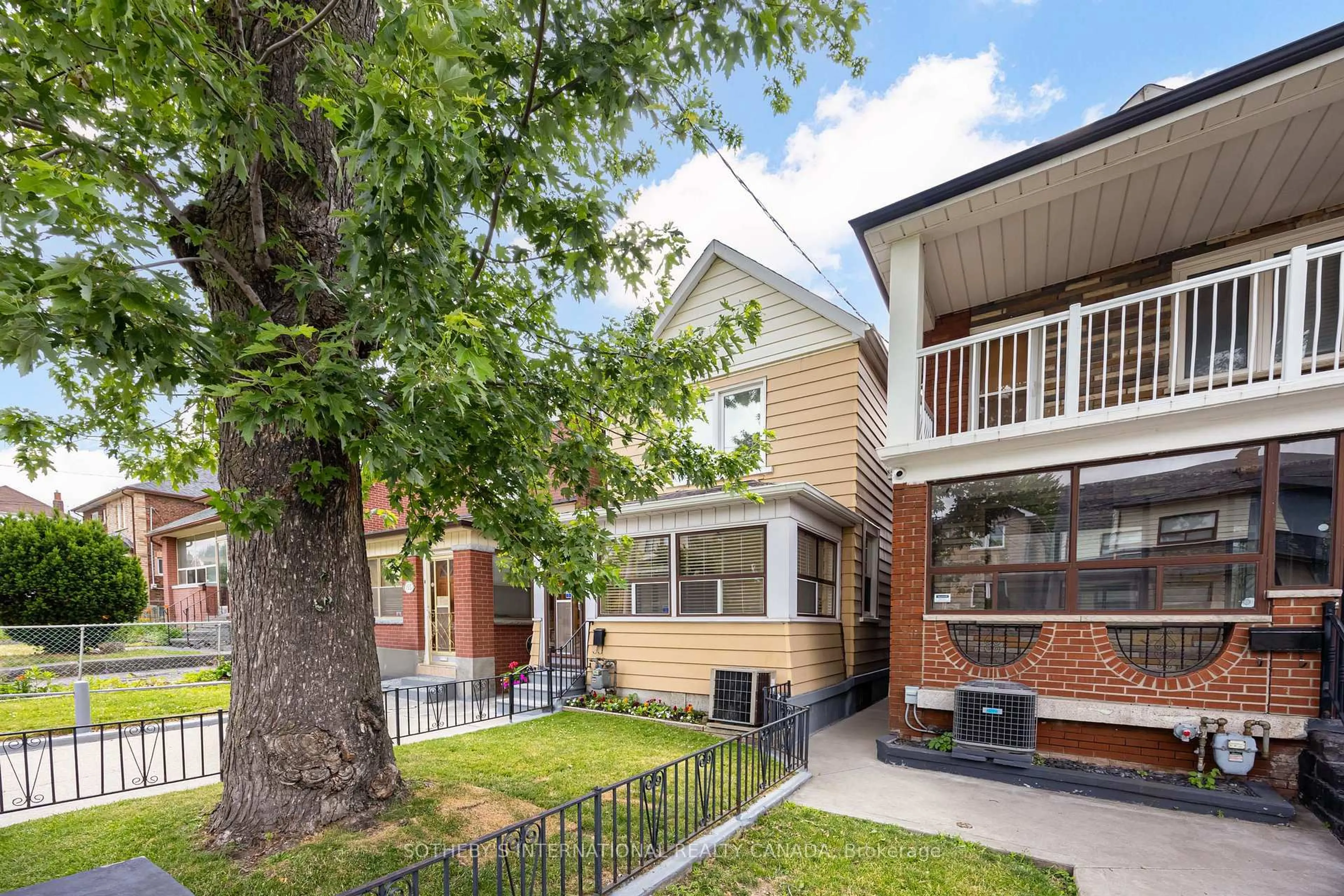 Home with brick exterior material, street for 157 Ascot Ave, Toronto Ontario M6E 1G5