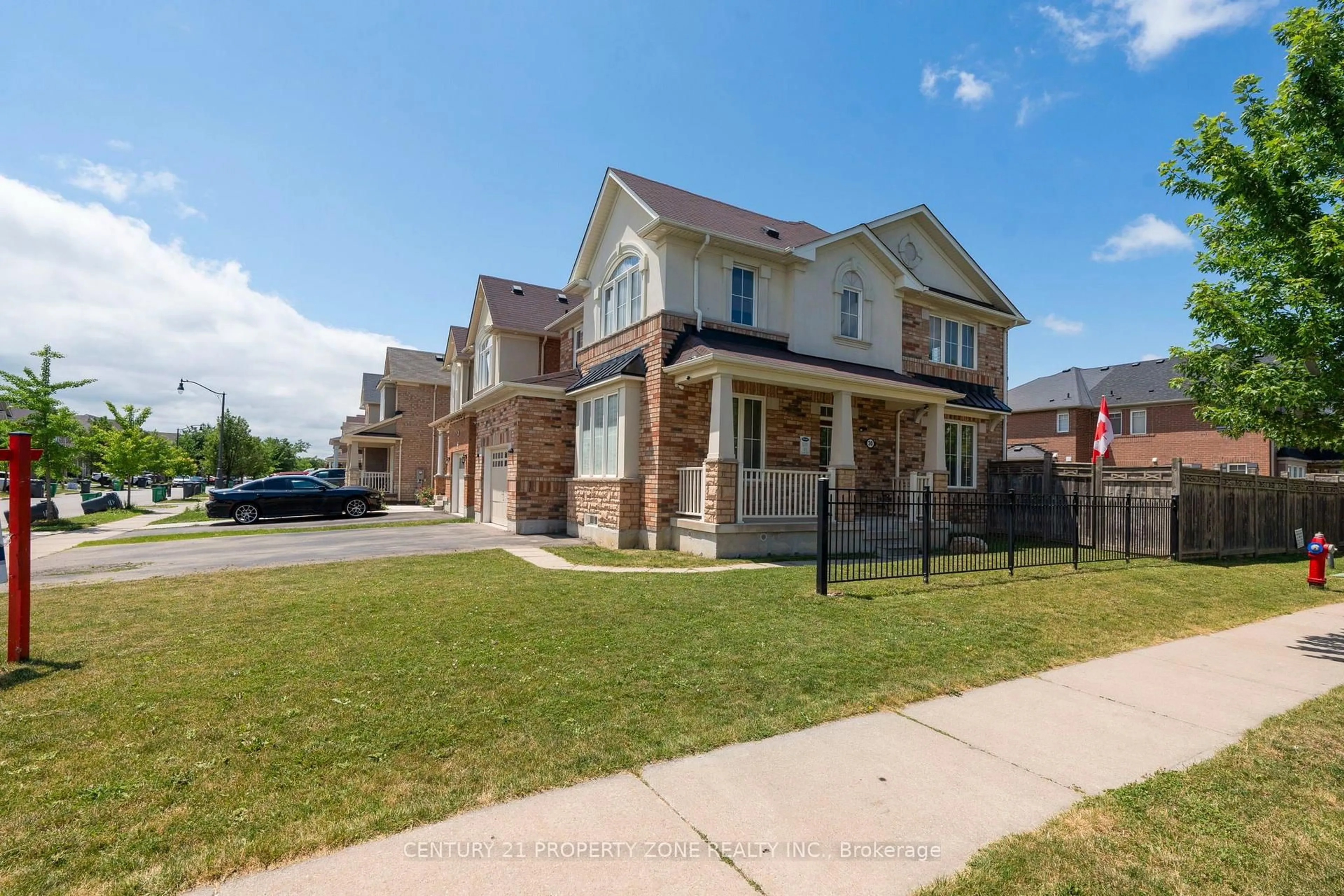 Home with brick exterior material, street for 30 Apple Valley Way Dr, Brampton Ontario L6P 3R3