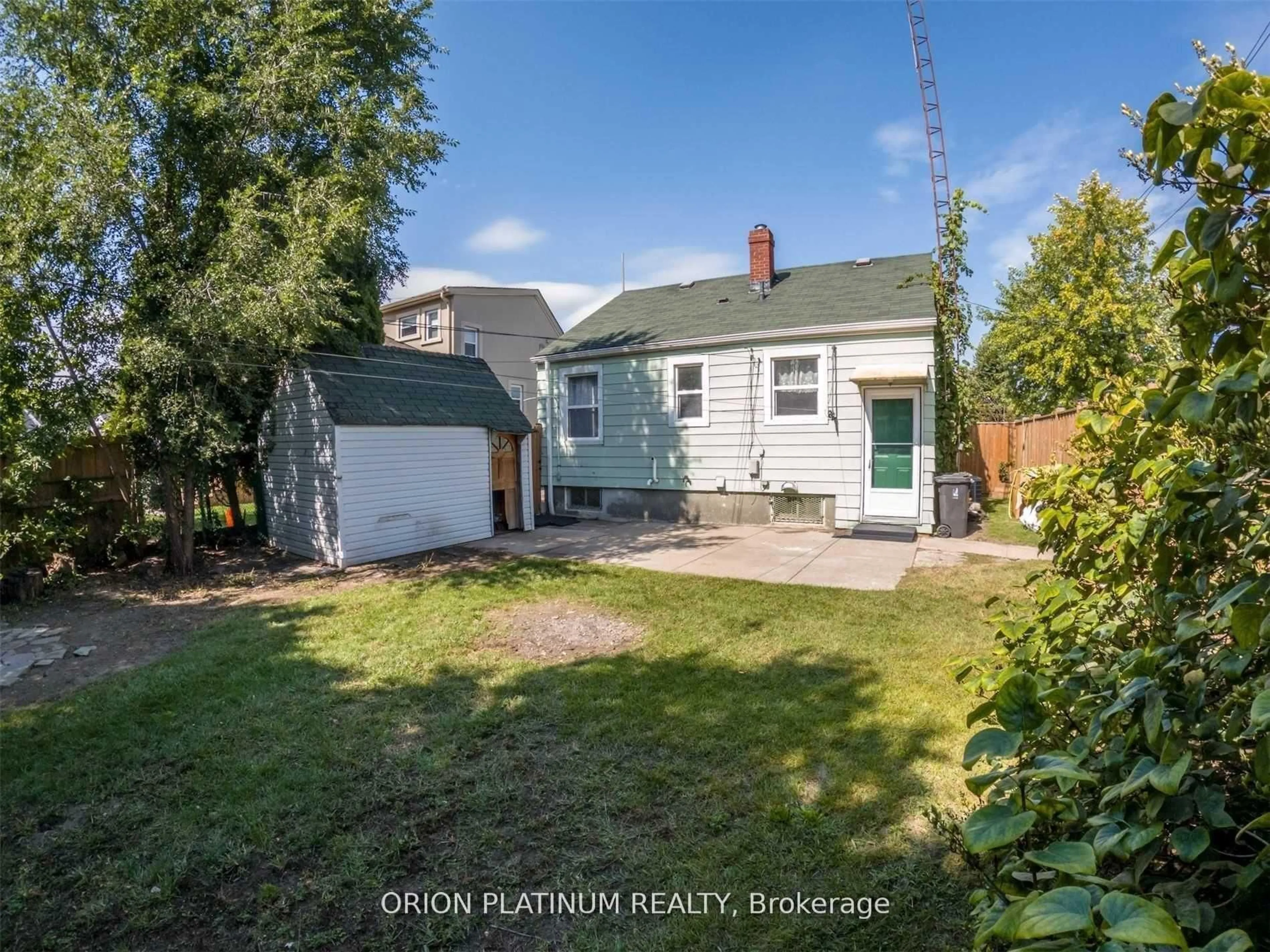 A pic from outside/outdoor area/front of a property/back of a property/a pic from drone, street for 1 McCallum Crt, Toronto Ontario M8Y 1M6