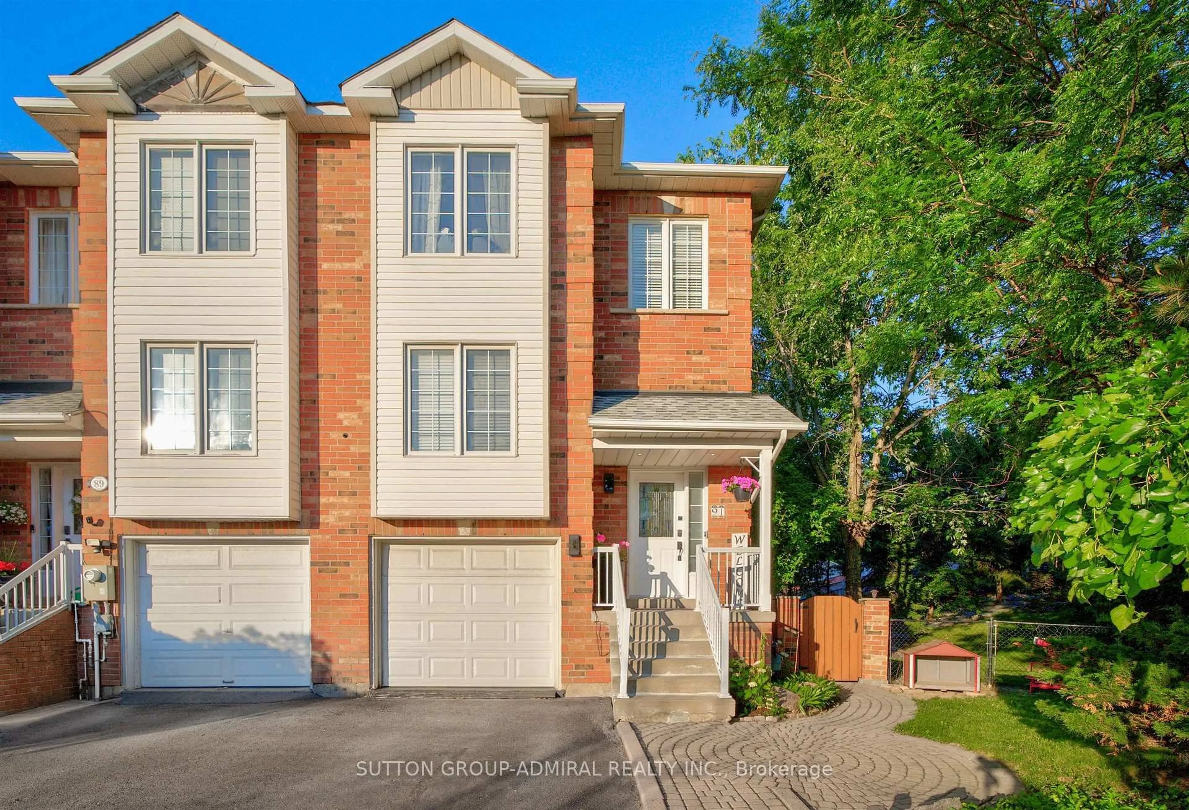 Home with brick exterior material, street for 91 Ozner Crt, Brampton Ontario L6X 4Y9