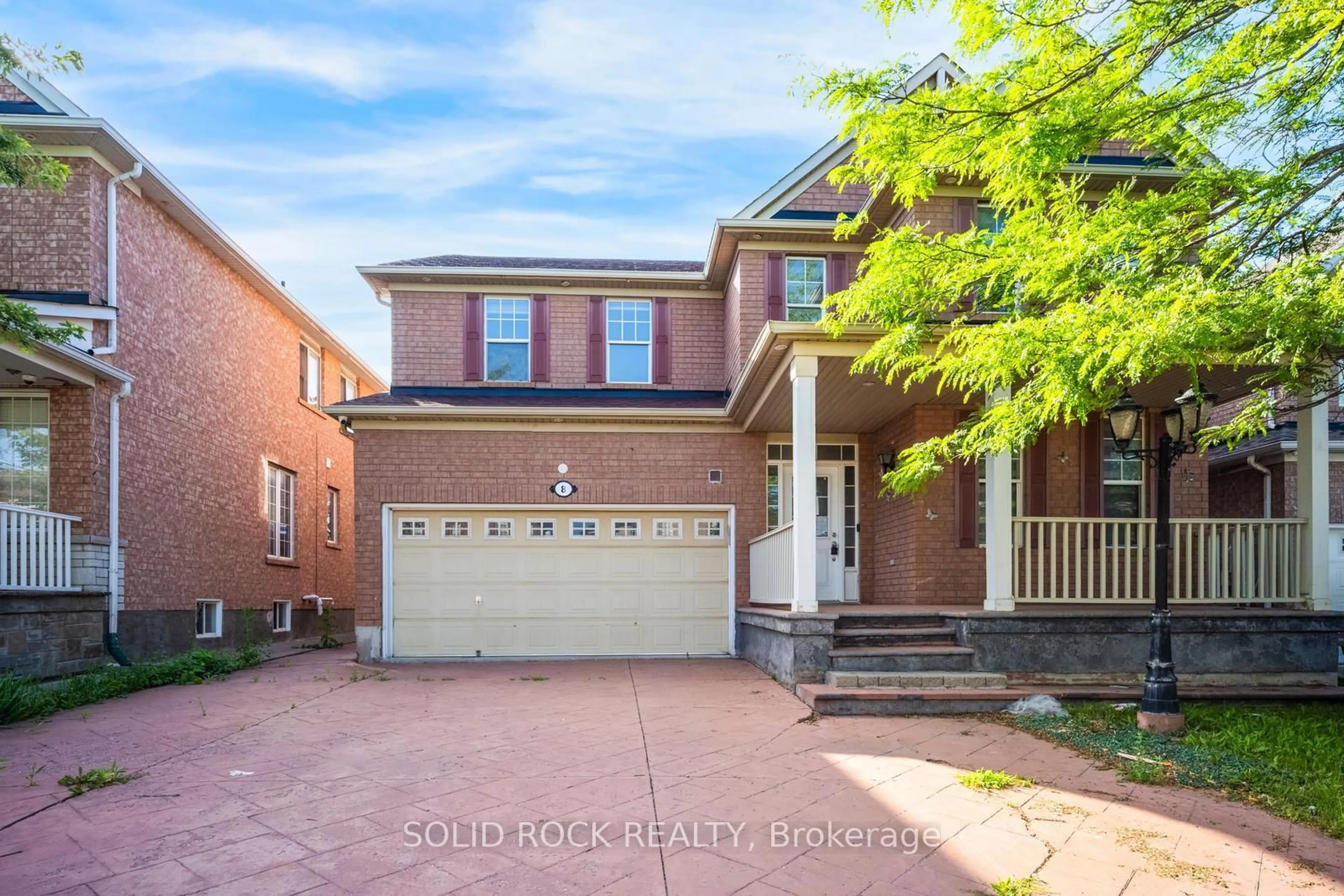 Home with brick exterior material, street for 8 Gander Cres, Brampton Ontario L6P 2J5