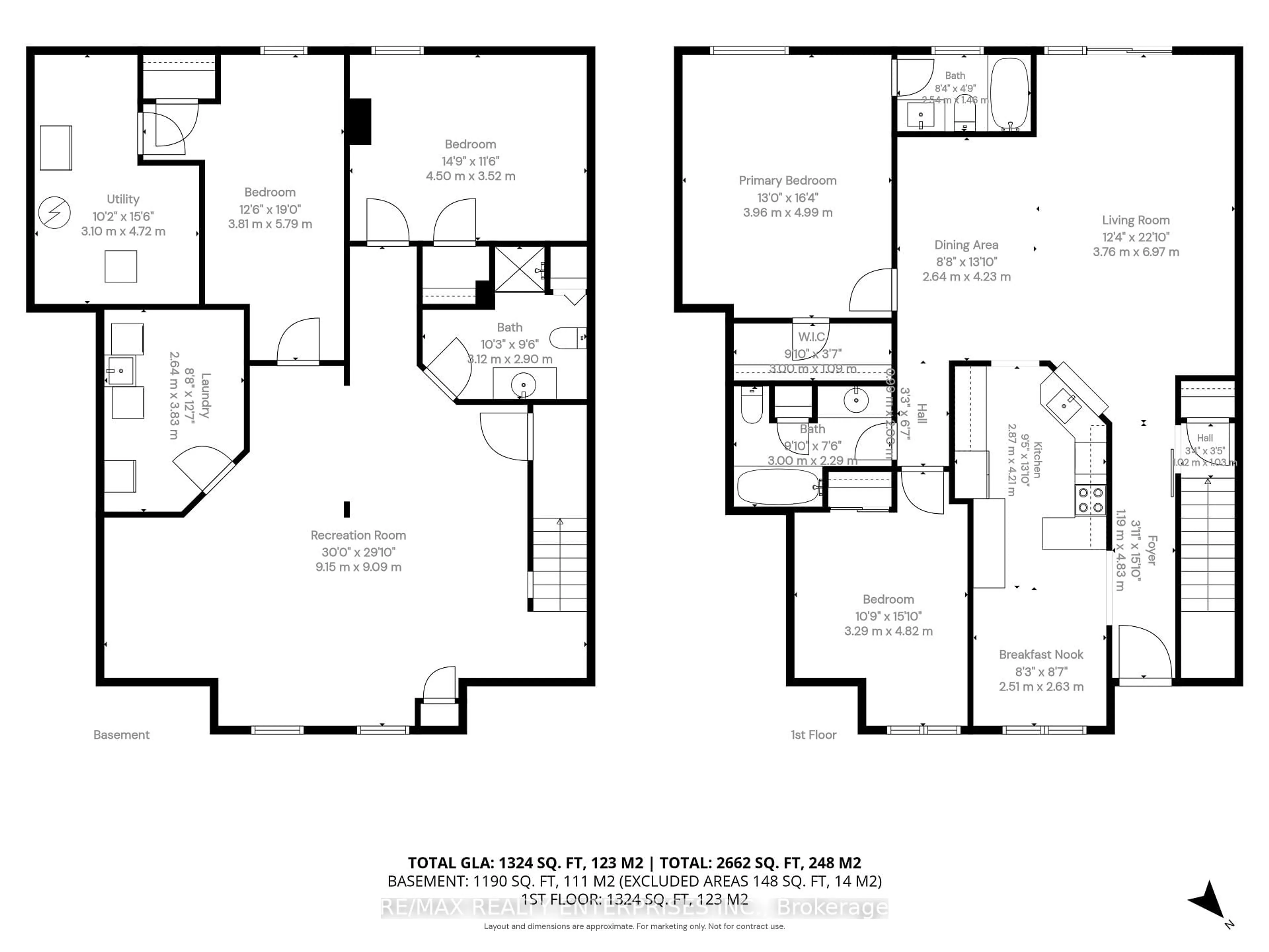 Floor plan for 2055 Walkers Line #117, Burlington Ontario L7M 4B5
