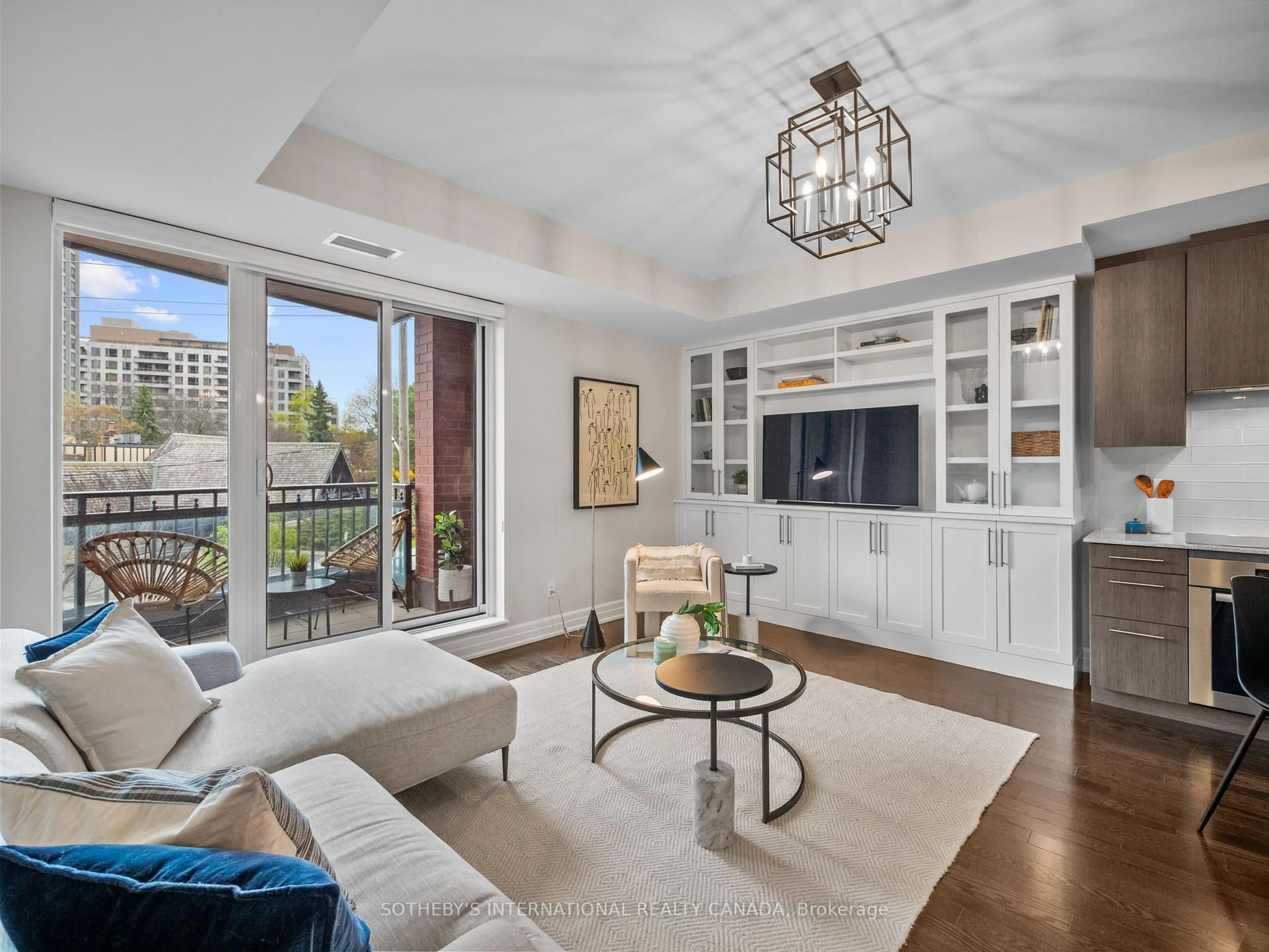 Living room with furniture, unknown for 30 Old Mill Rd #301, Toronto Ontario M8X 0A5