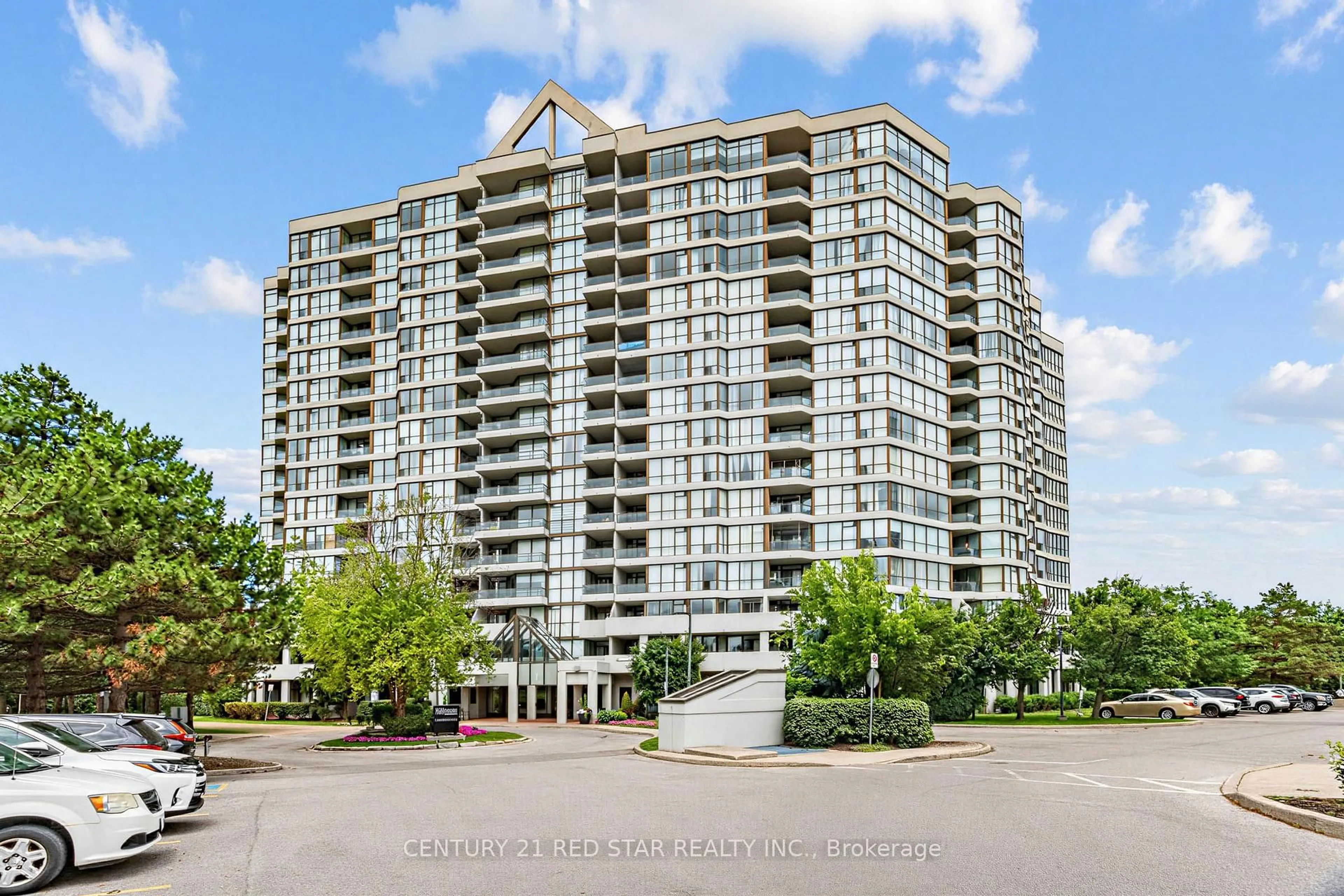 A pic from outside/outdoor area/front of a property/back of a property/a pic from drone, unknown for 1 Rowntree Rd #1109, Toronto Ontario M9V 5G7