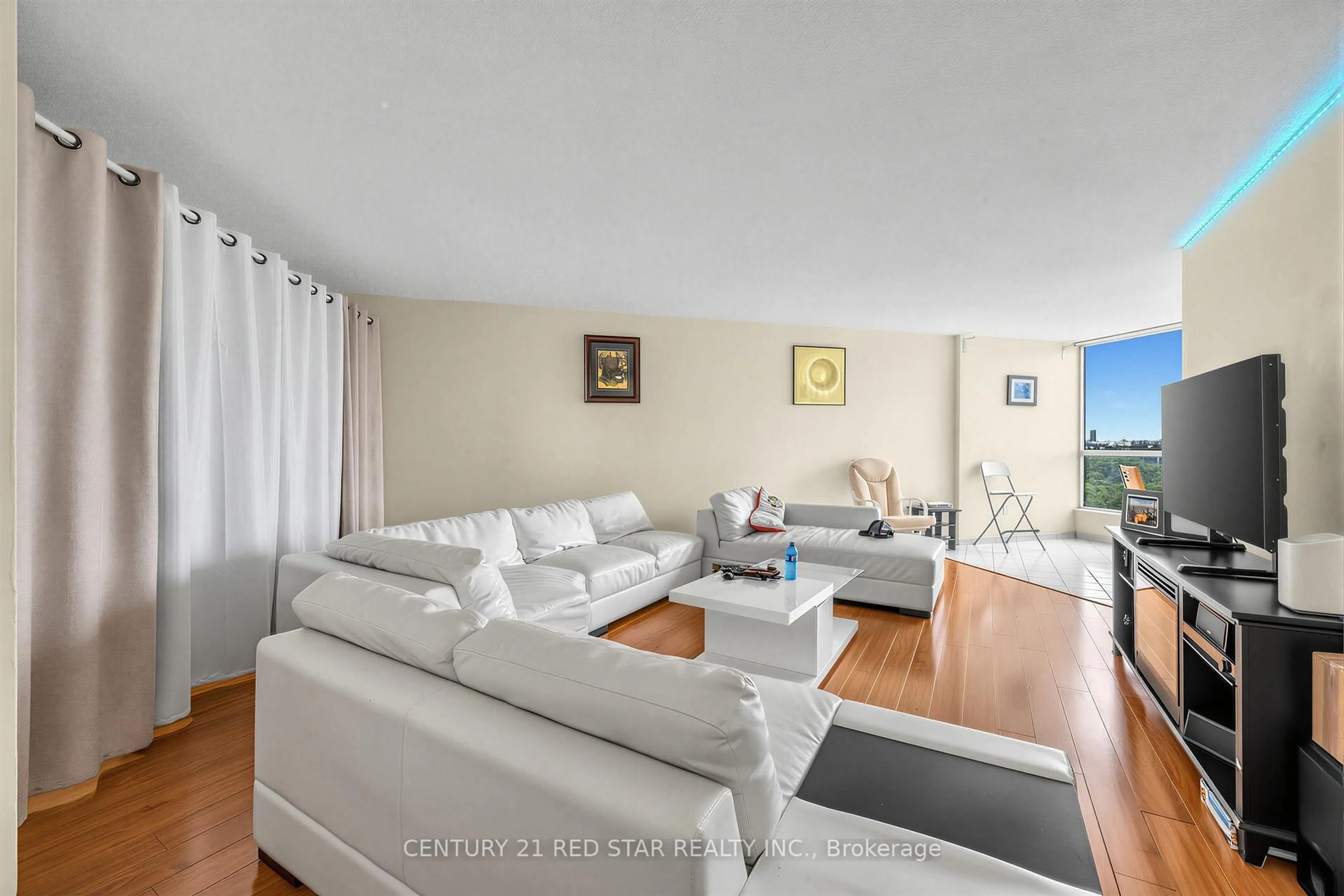 Living room with furniture, unknown for 1 Rowntree Rd #1109, Toronto Ontario M9V 5G7