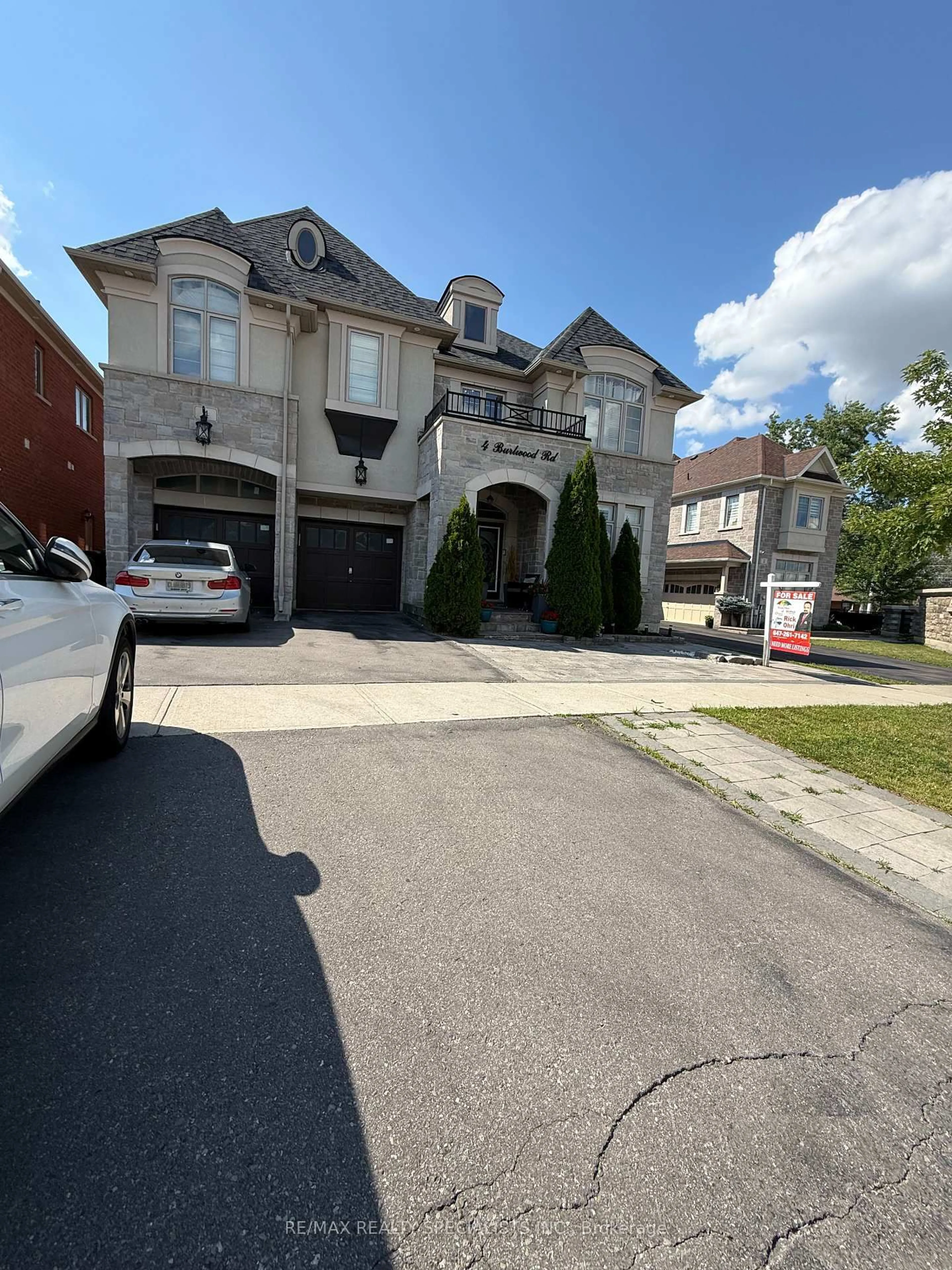 Home with brick exterior material, street for 4 Burlwood Rd, Brampton Ontario L6P 4E9