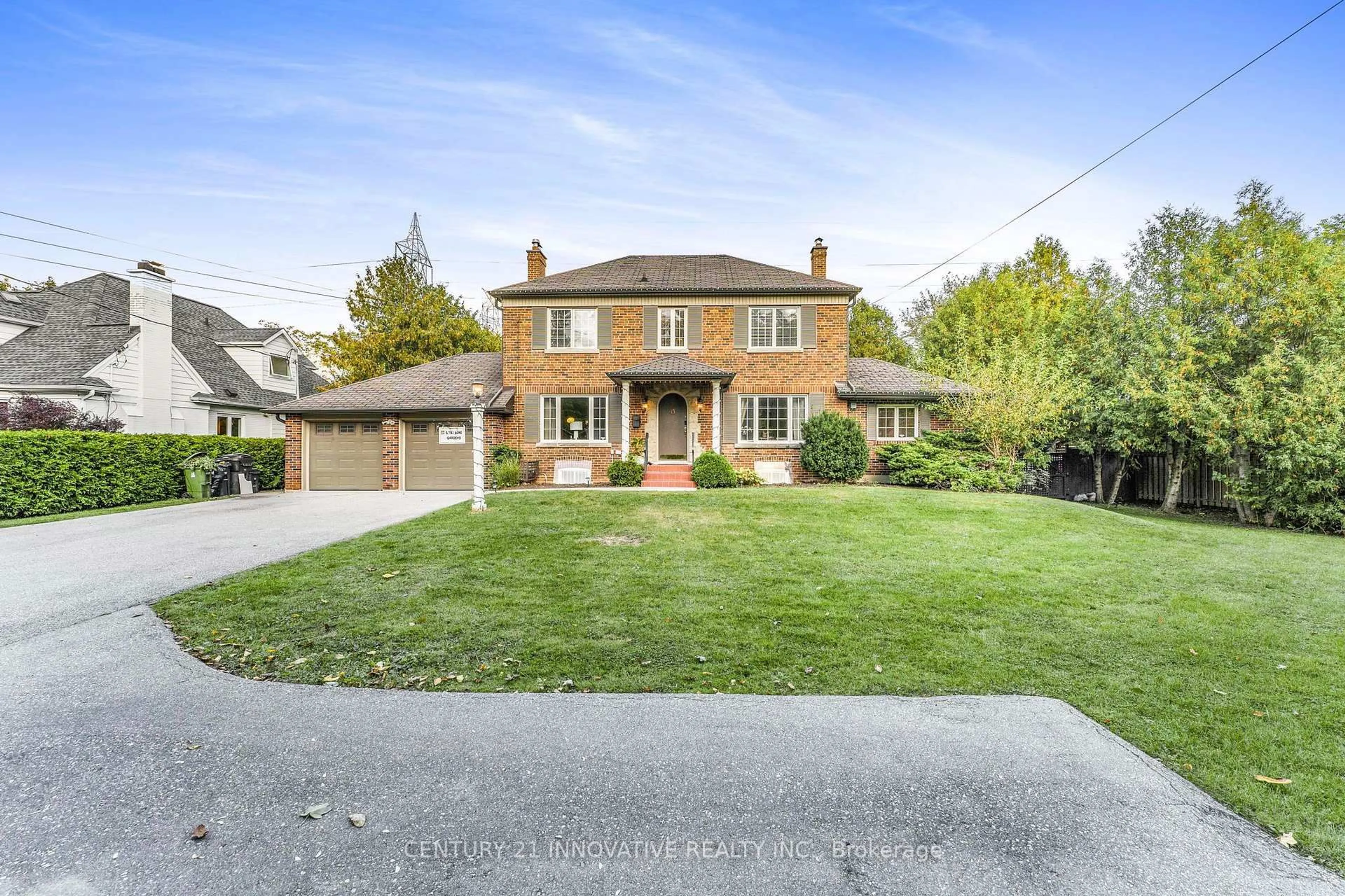 Home with brick exterior material, street for 11 Lorraine Gdns, Toronto Ontario M9B 4Z5