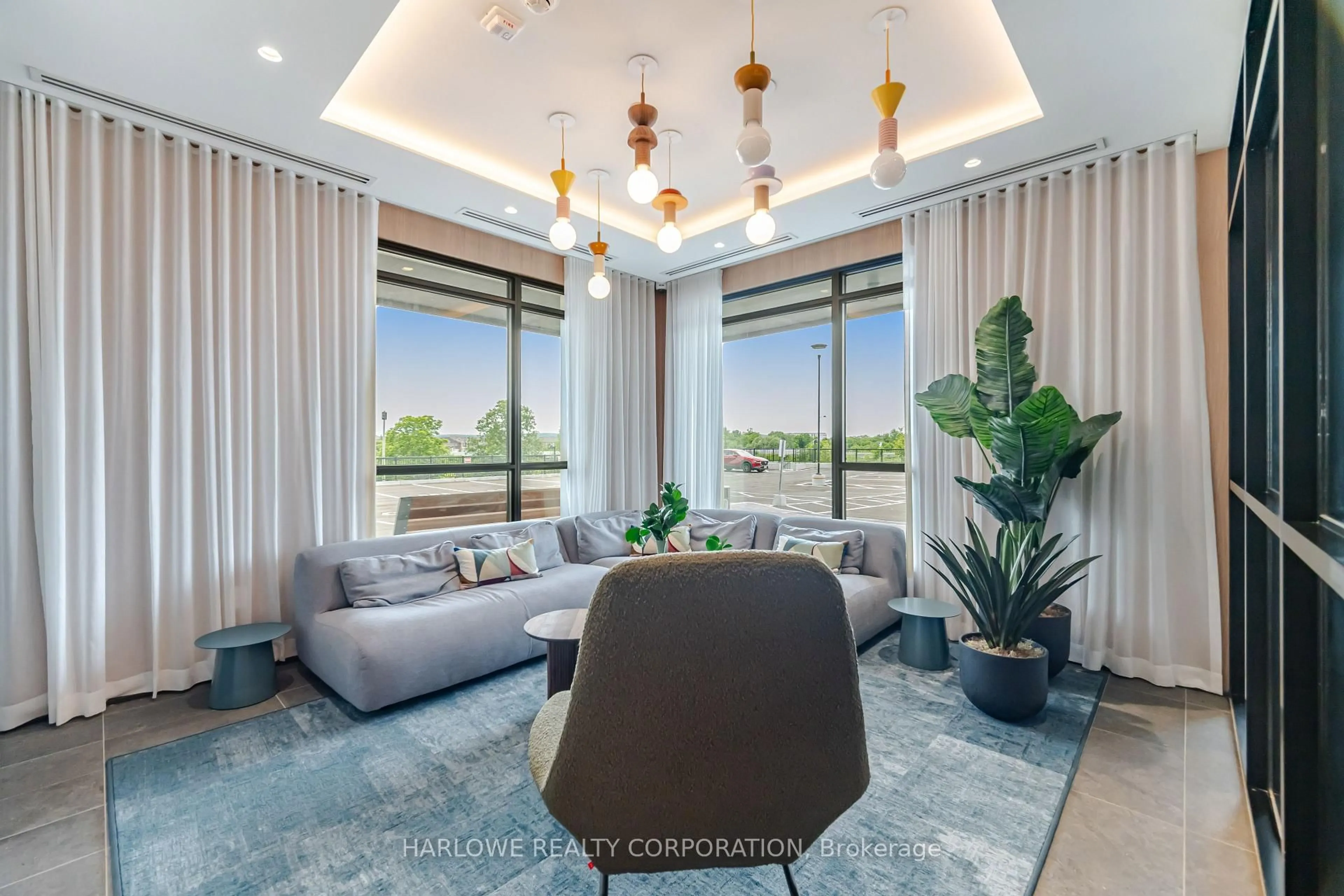 Living room with furniture, unknown for 740 Whitlock Ave #209, Milton Ontario L9E 2B6