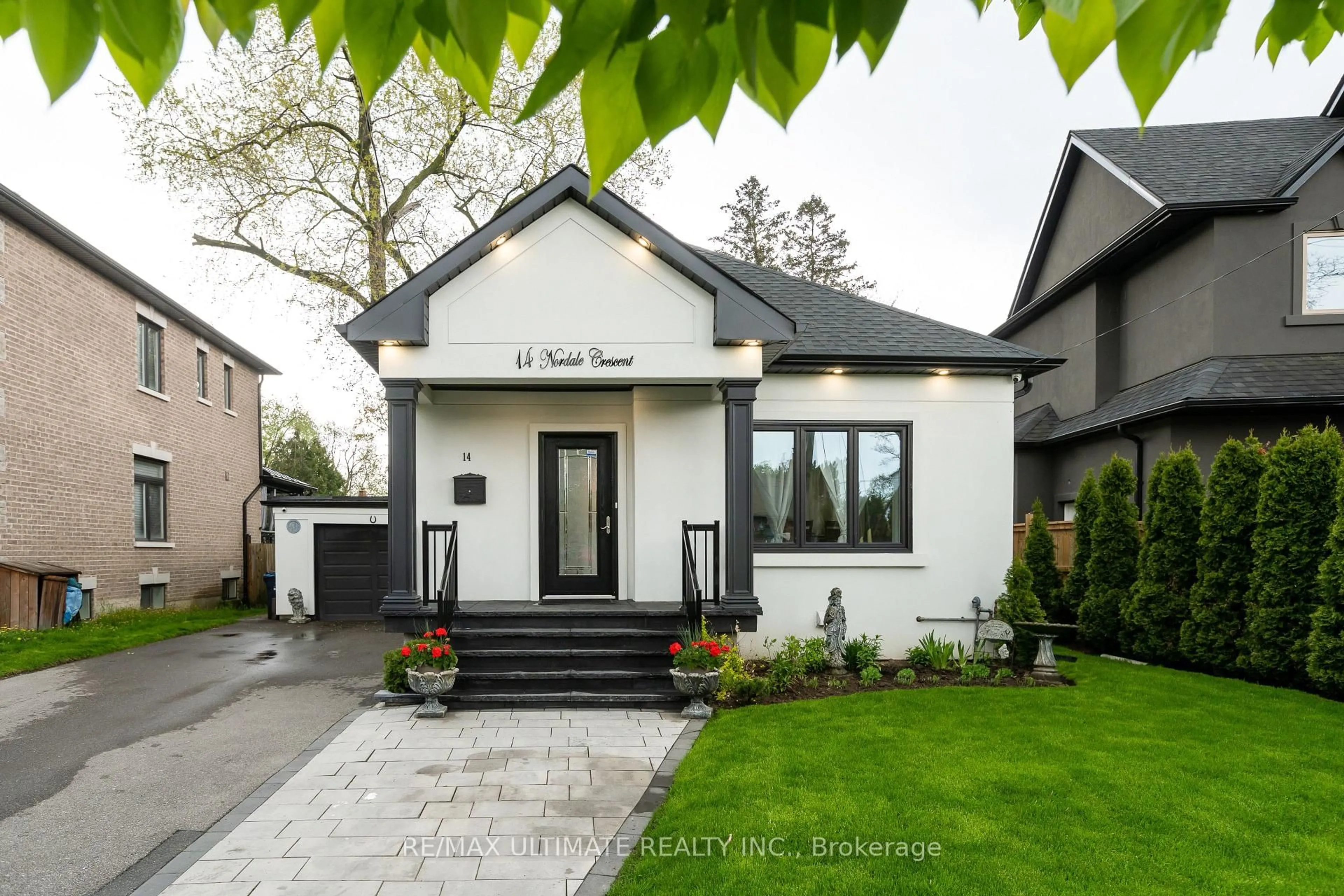 Home with brick exterior material, street for 14 Nordale Cres, Toronto Ontario M6M 3A1