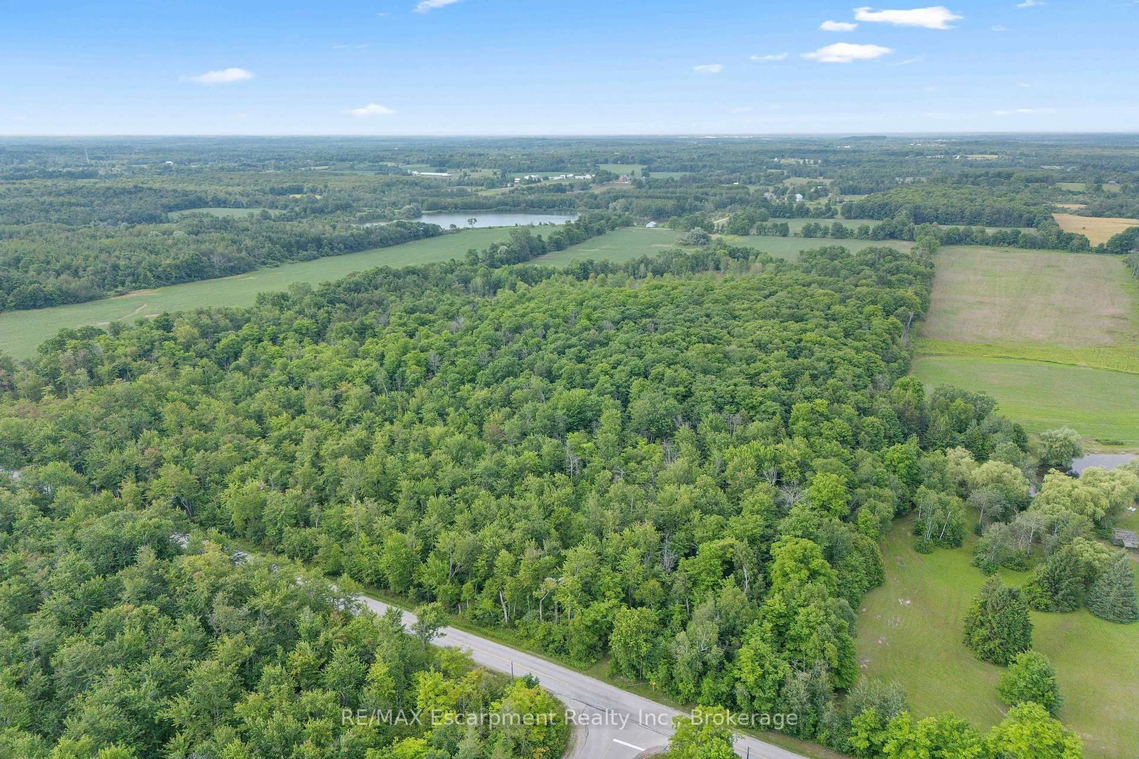A pic from outside/outdoor area/front of a property/back of a property/a pic from drone, forest/trees view for -- Fourth Line Nassagaweya, Milton Ontario N0B 2K0