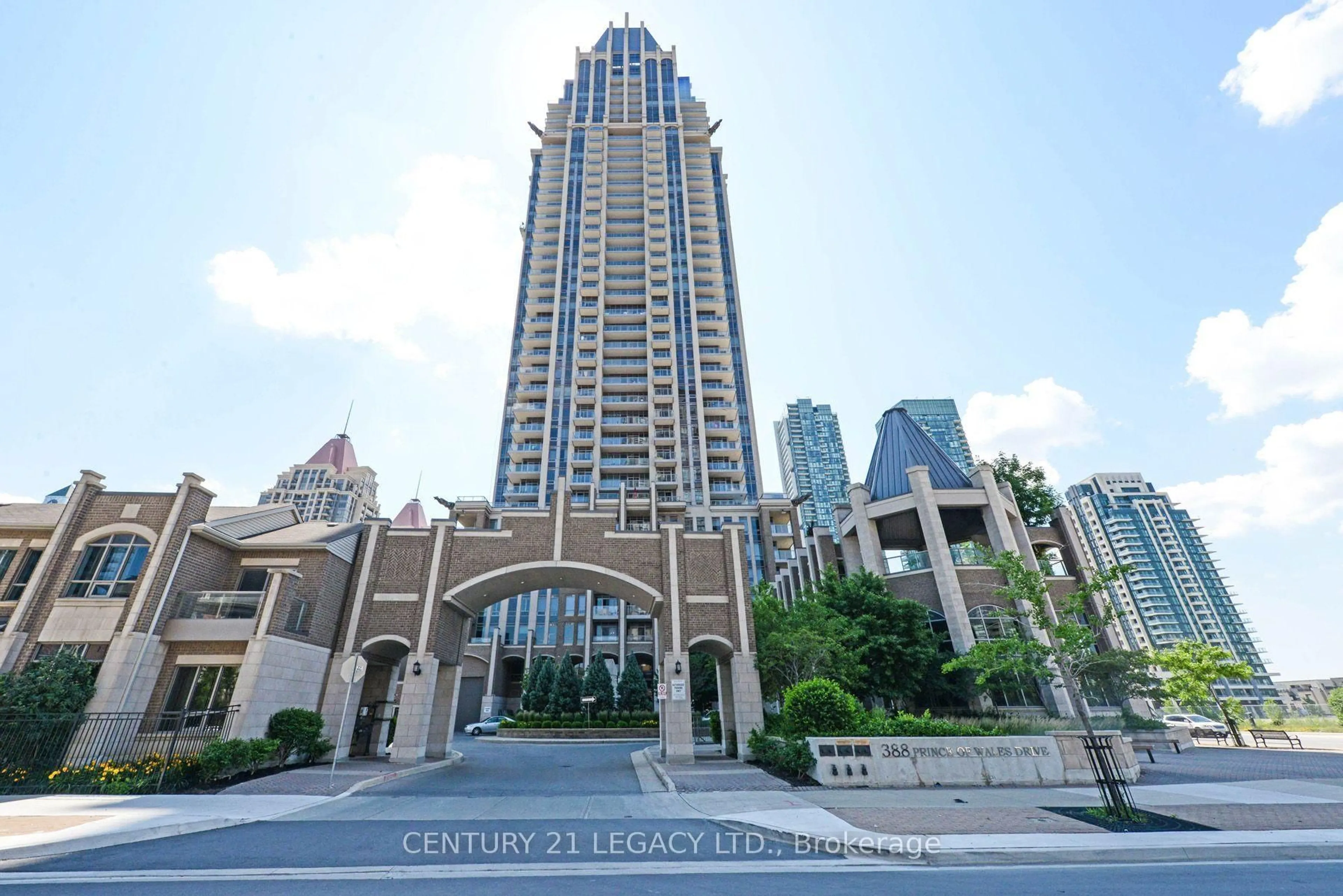 Indoor foyer for 388 Prince Of Wales Dr #701, Mississauga Ontario L5B 0A1