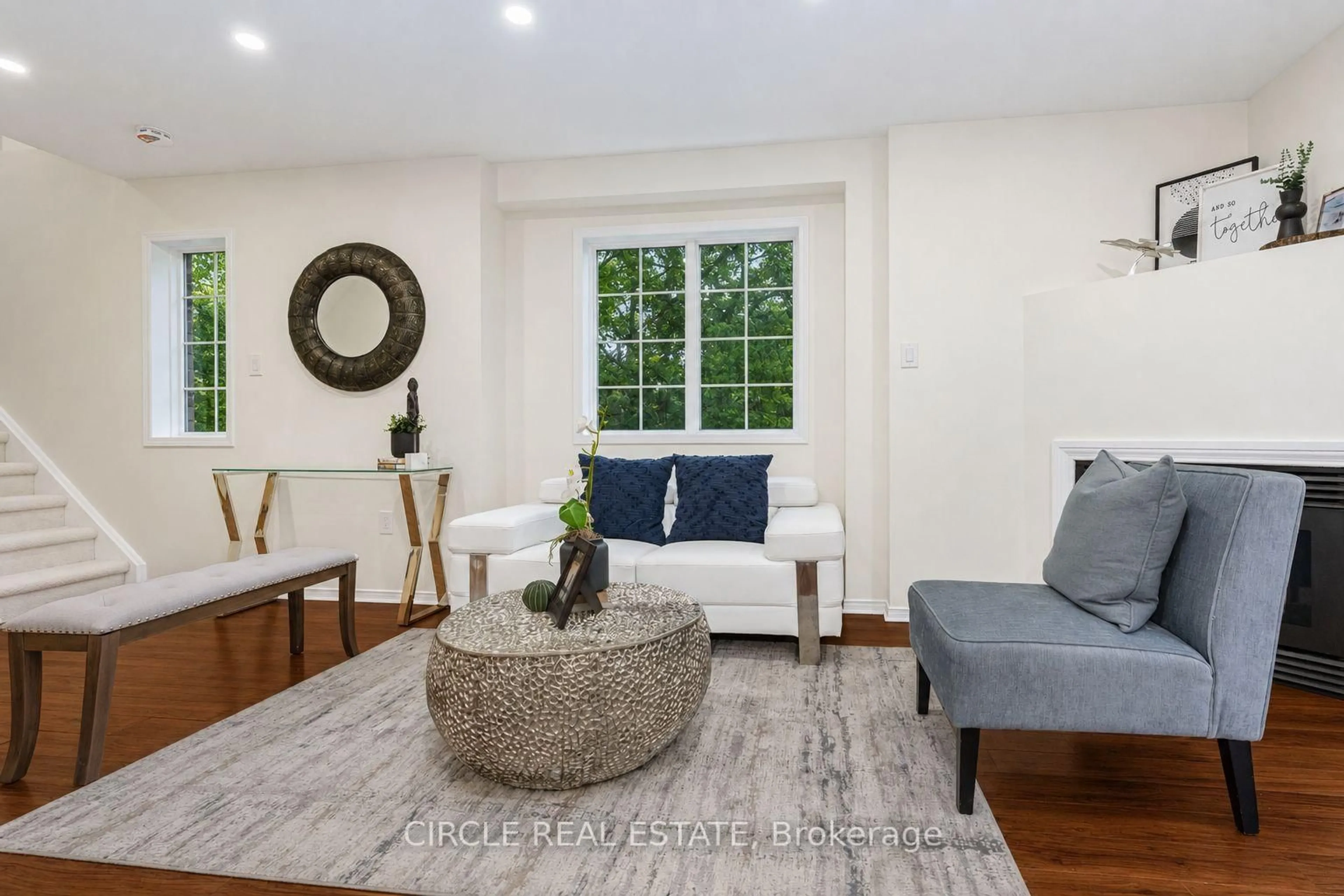 Living room with furniture, unknown for 4920 Rathkeale Rd #1, Mississauga Ontario L5V 2E9