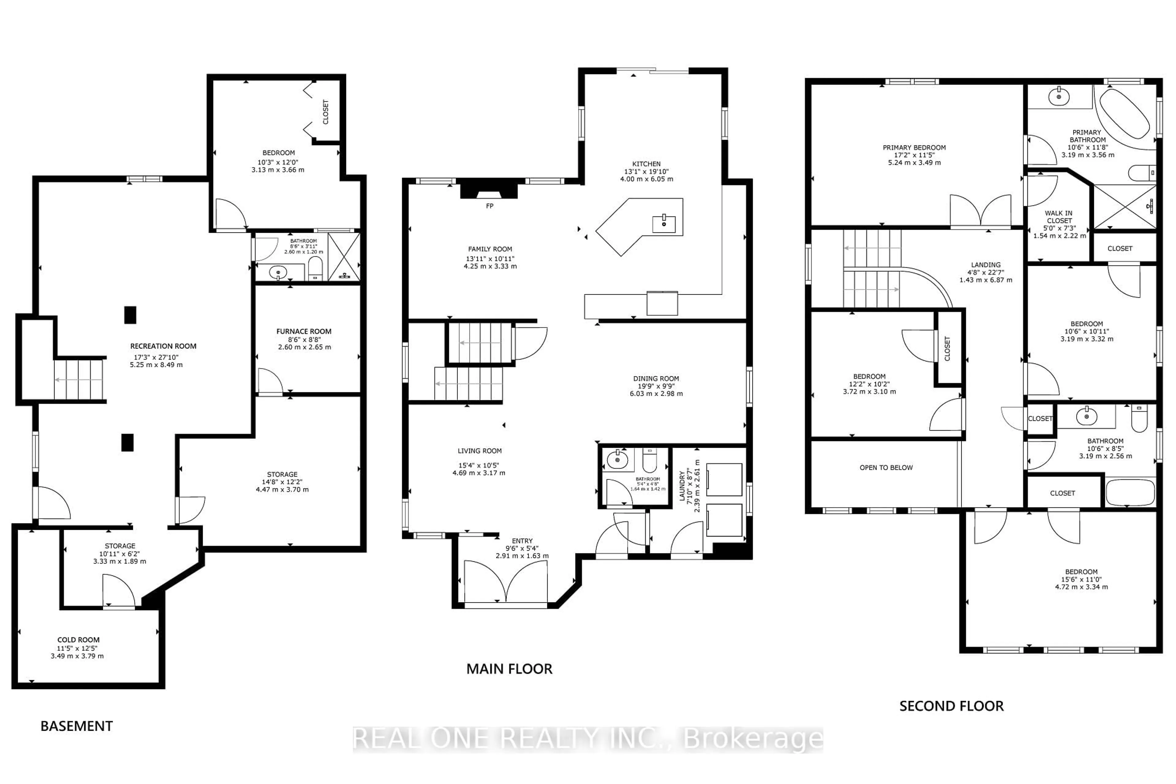 Floor plan for 2463 Parkglen Ave, Oakville Ontario L6M 4Y7