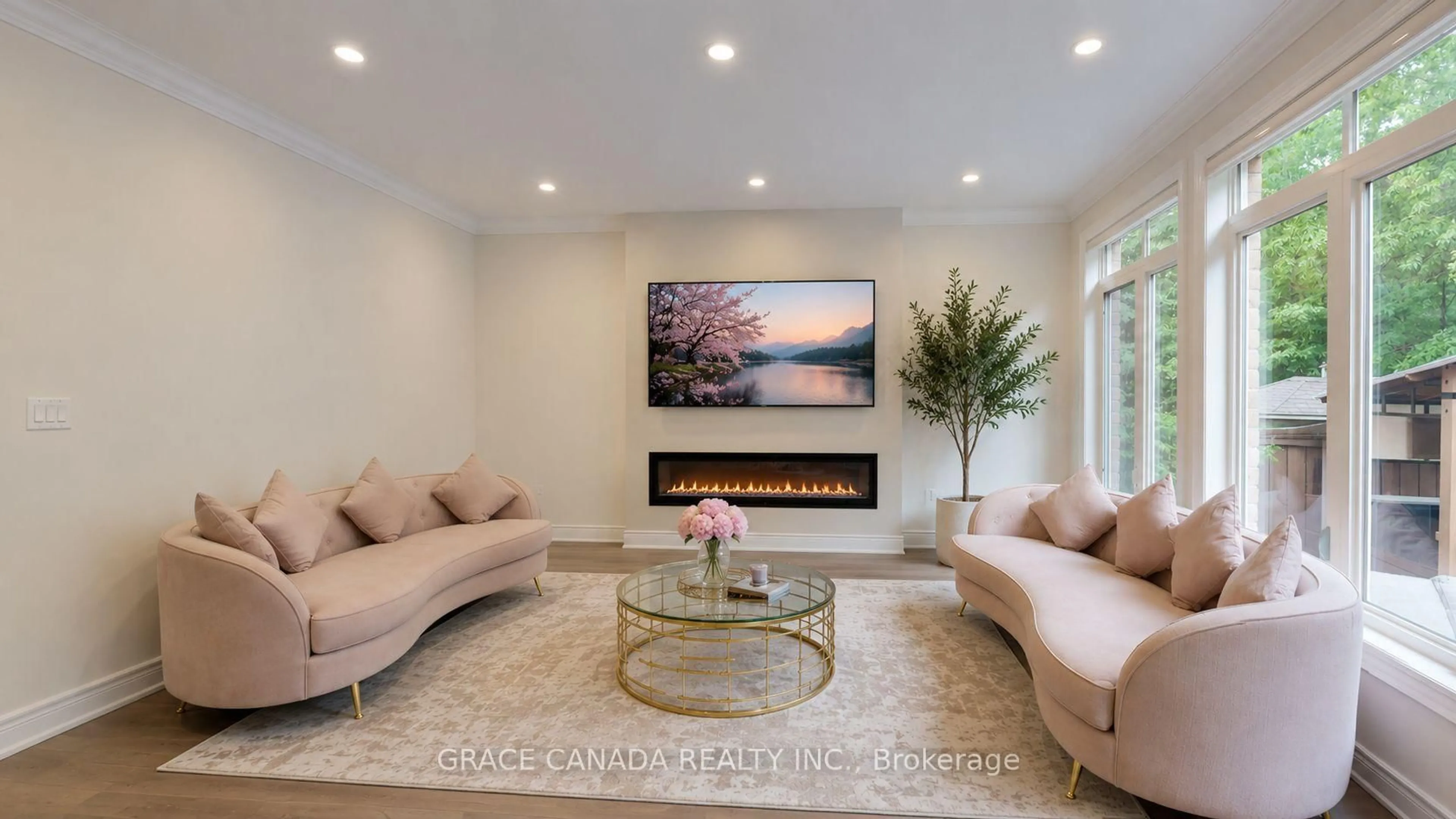 Living room with furniture, unknown for 3455 Liptay Ave, Oakville Ontario L6M 0M7