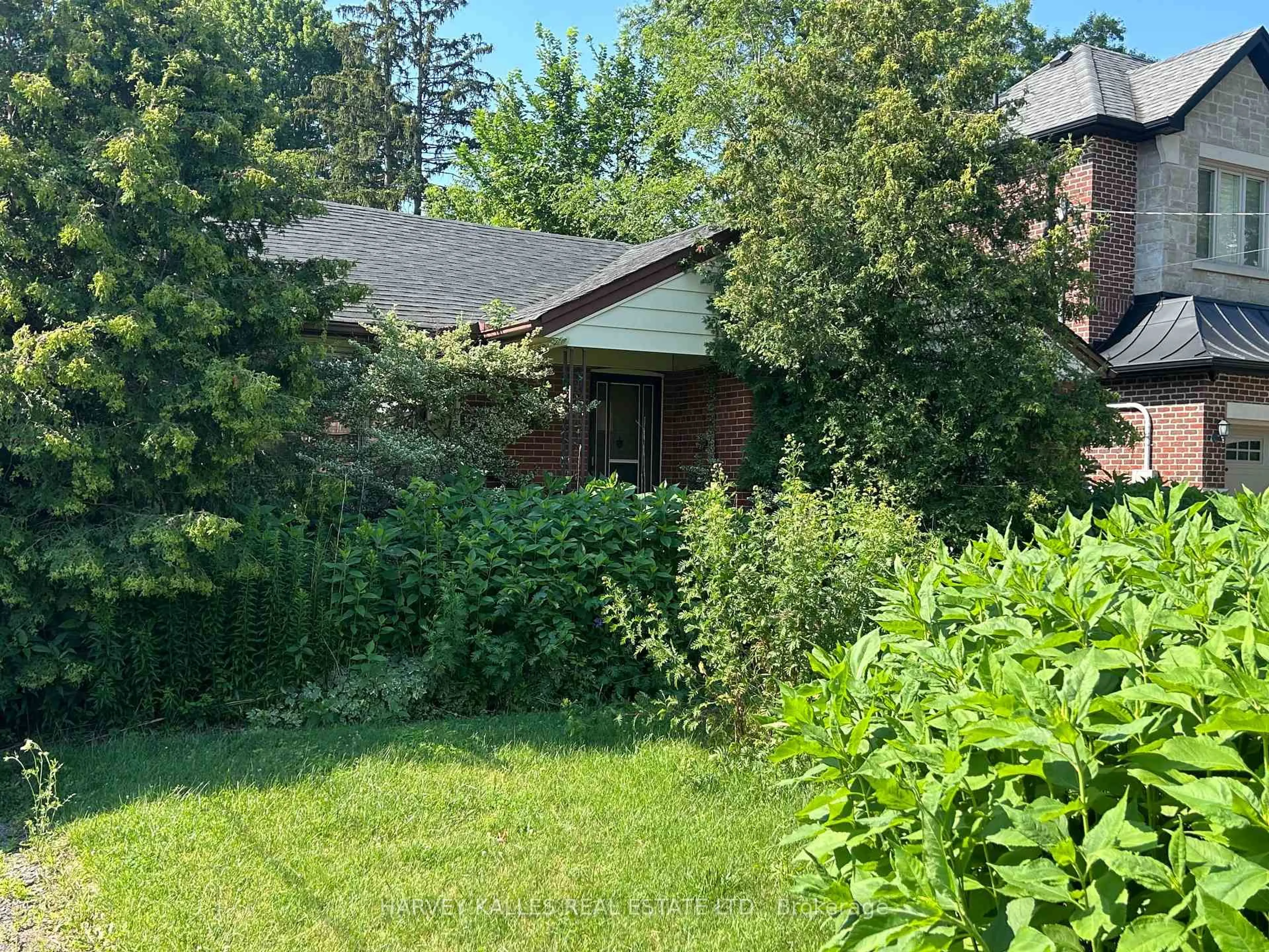 A pic from outside/outdoor area/front of a property/back of a property/a pic from drone, forest/trees view for 9 Downing St, Toronto Ontario M9B 1E9