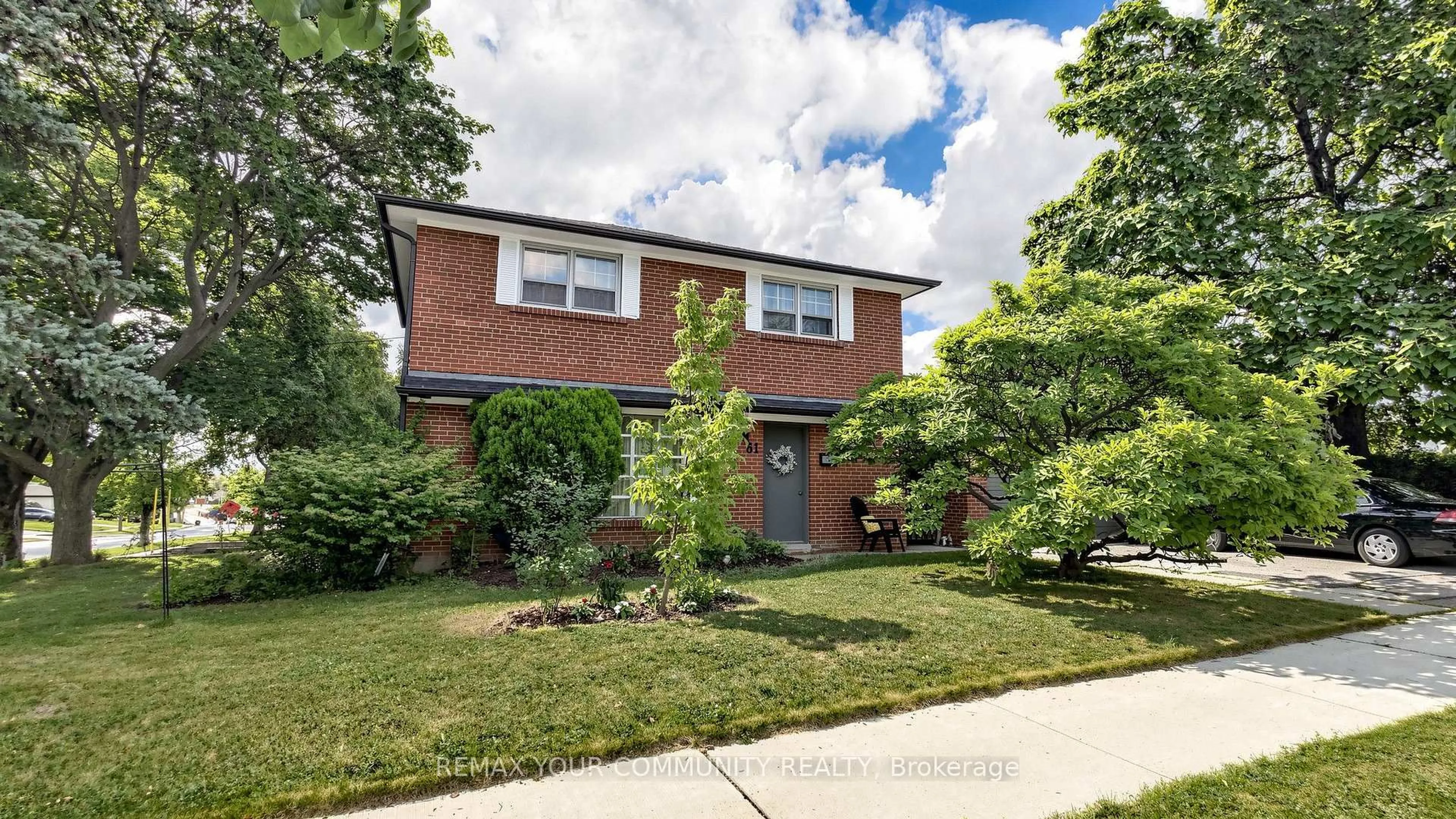 Home with brick exterior material, street for 61 Norfield Cres, Toronto Ontario M9W 1X5