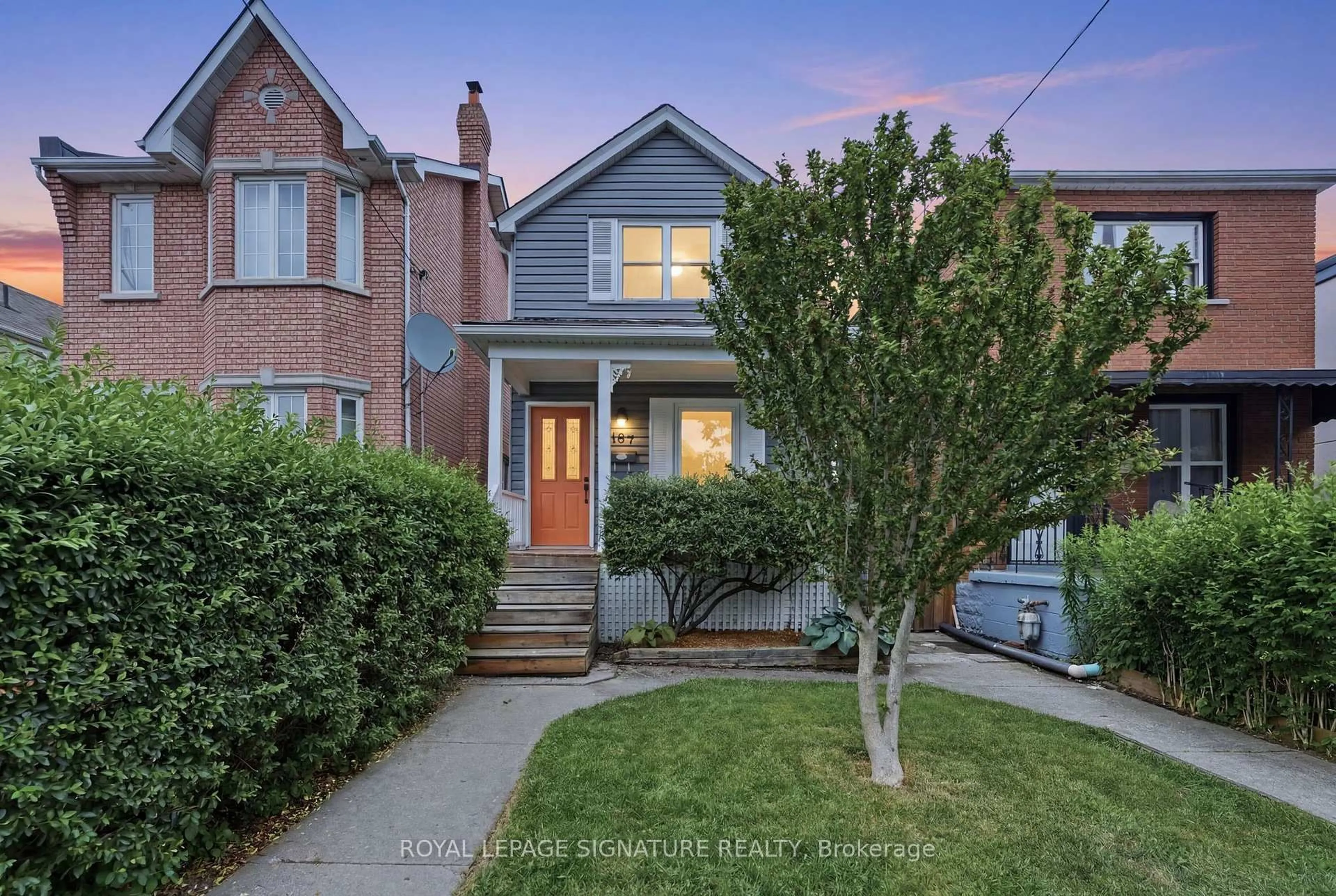 Home with brick exterior material, street for 497 Salem Ave, Toronto Ontario M6H 3C9