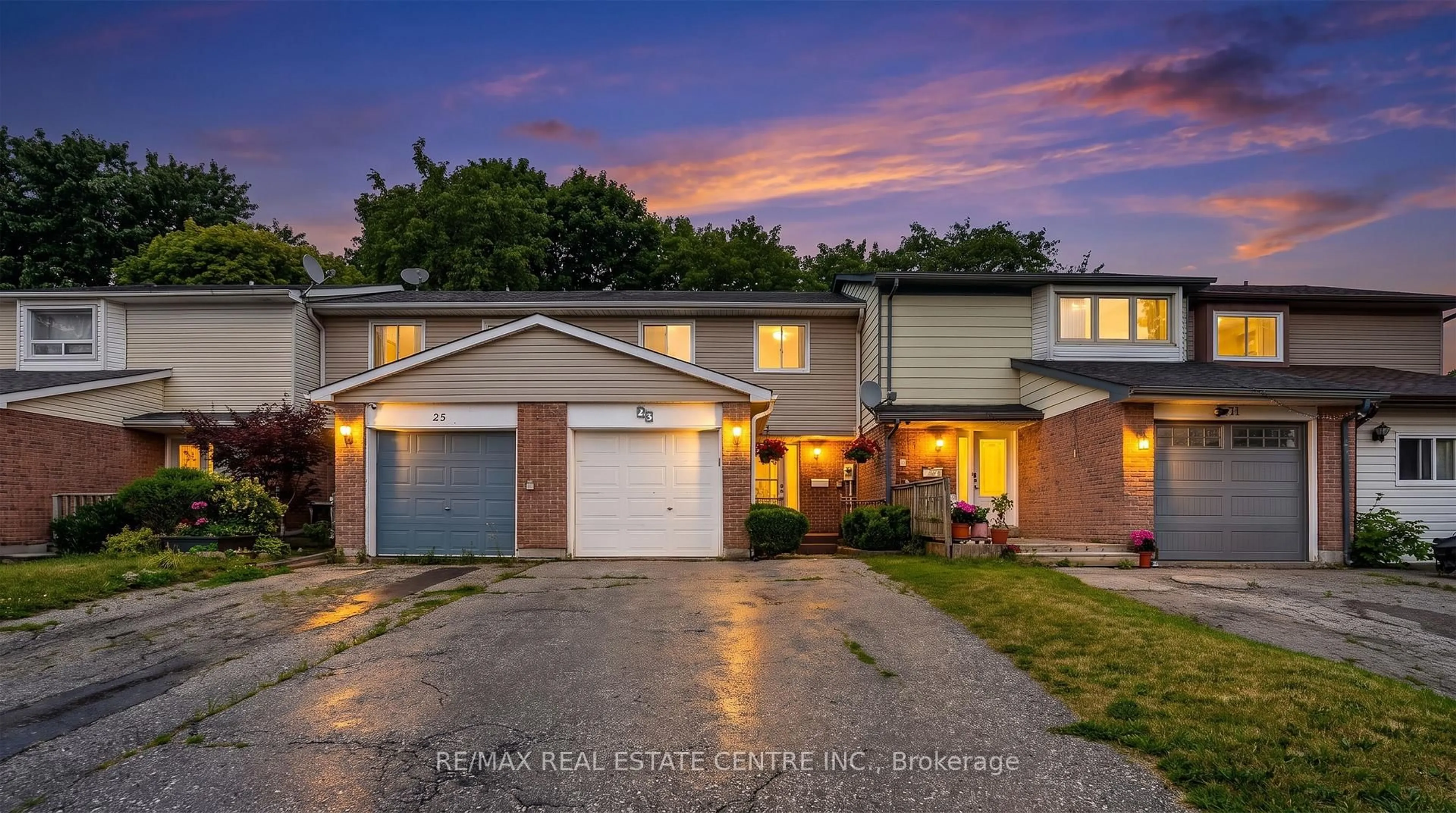 Home with brick exterior material, street for 23 Burbank Cres, Orangeville Ontario L9W 3E6
