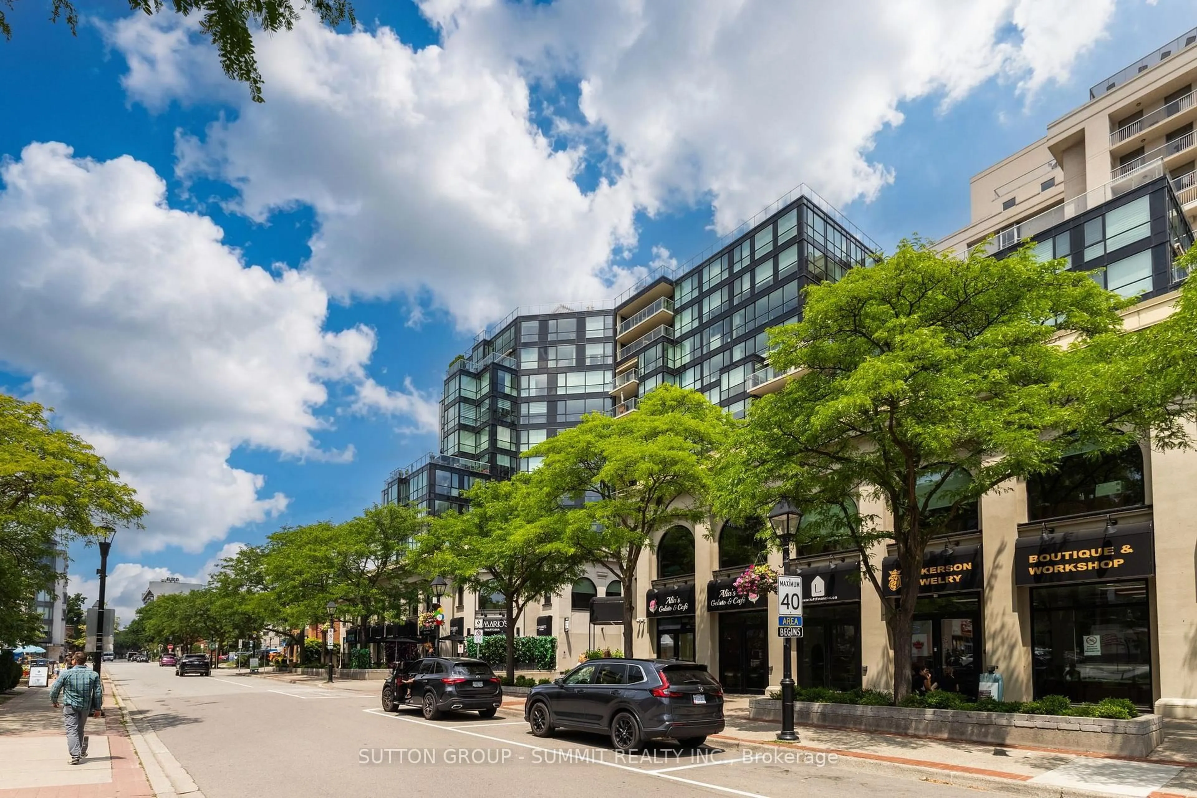 Patio, street for 415 Locust St #602, Burlington Ontario L7S 2J2