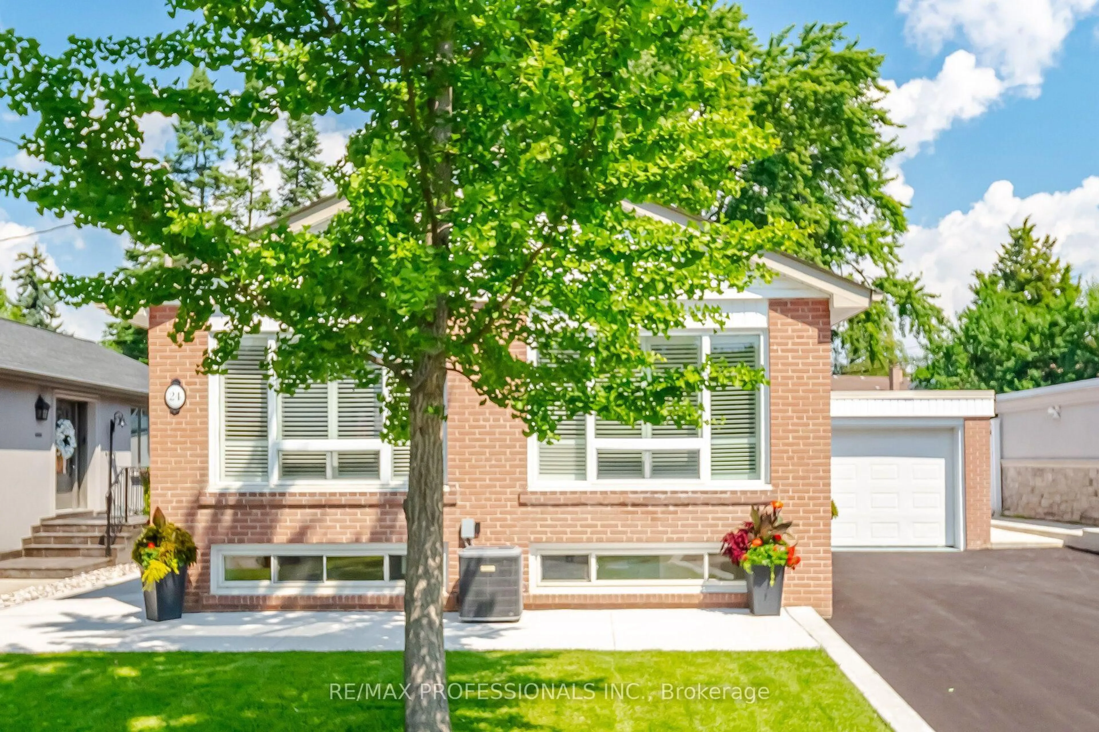 Home with brick exterior material, street for 24 Millburn Dr, Toronto Ontario M9B 2W9