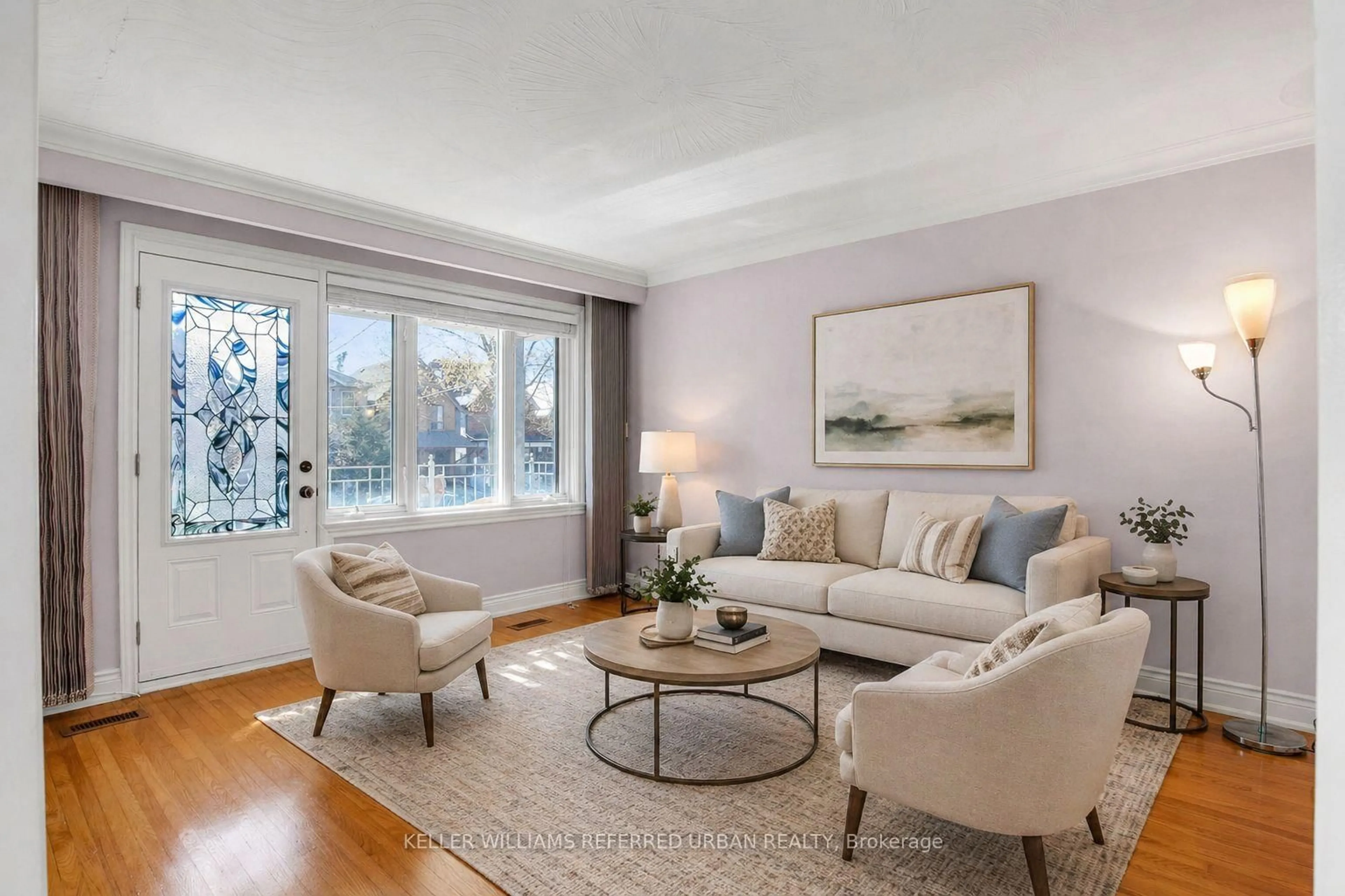 Living room with furniture, unknown for 663 Brock Ave, Toronto Ontario M6H 3P1