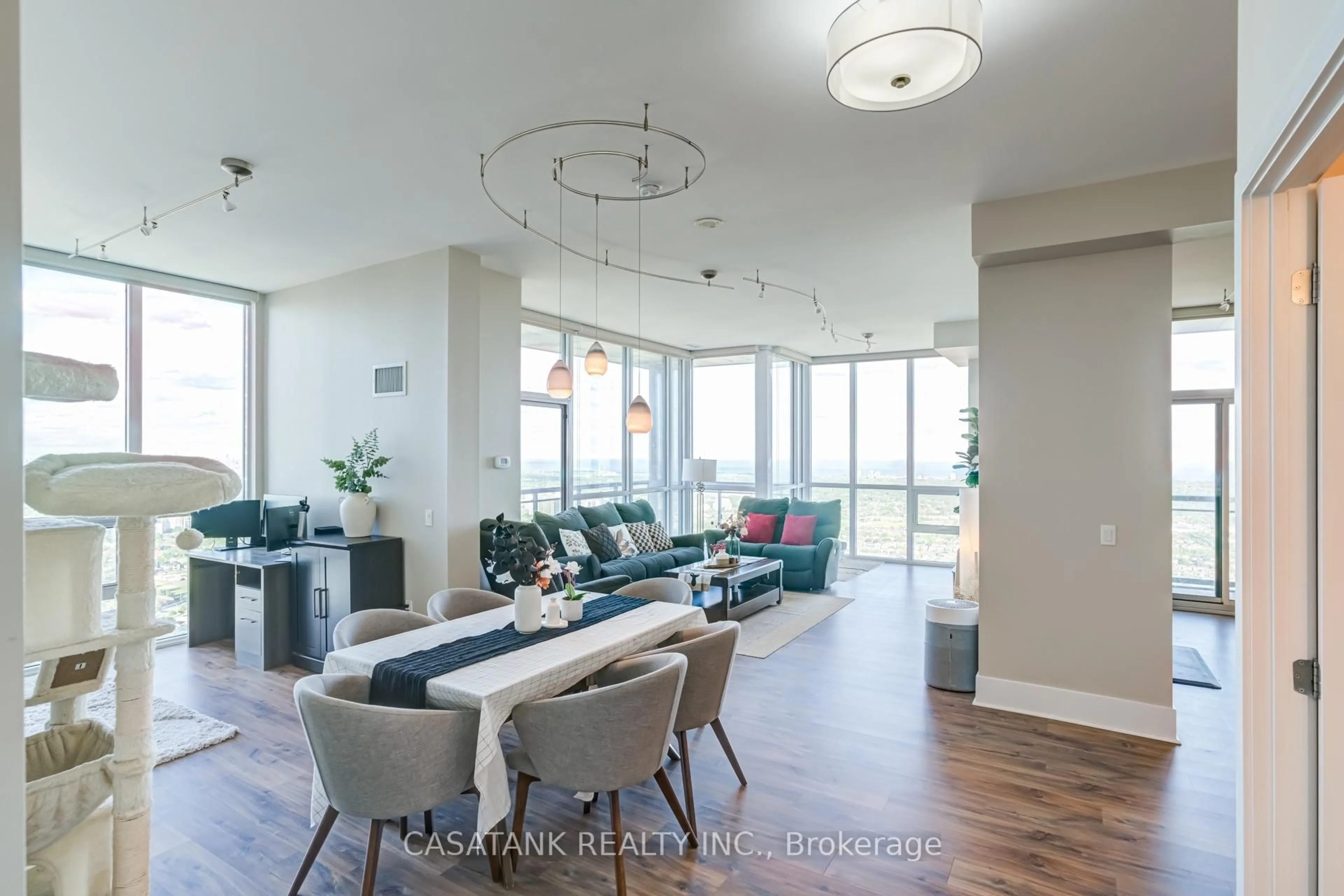 Living room with furniture, unknown for 3975 Grand Park Dr #4701, Mississauga Ontario L5B 0K4