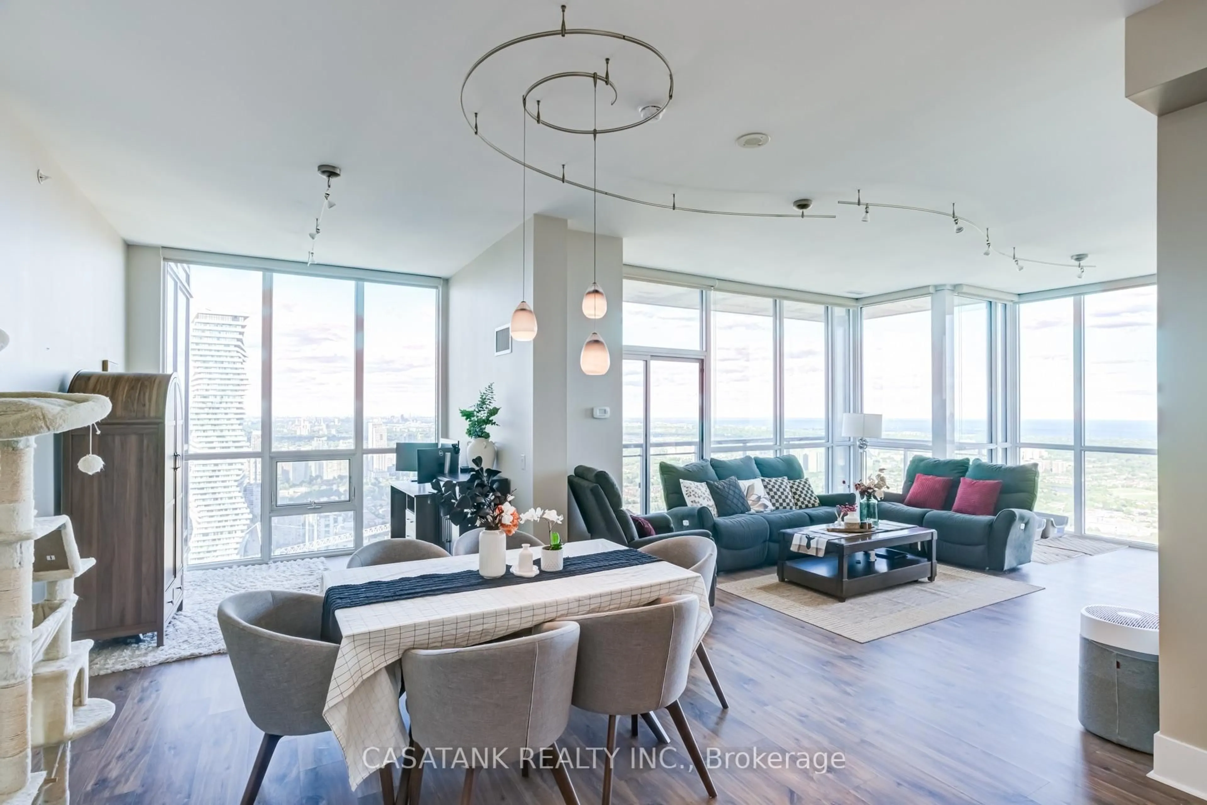 Living room with furniture, unknown for 3975 Grand Park Dr #4701, Mississauga Ontario L5B 0K4