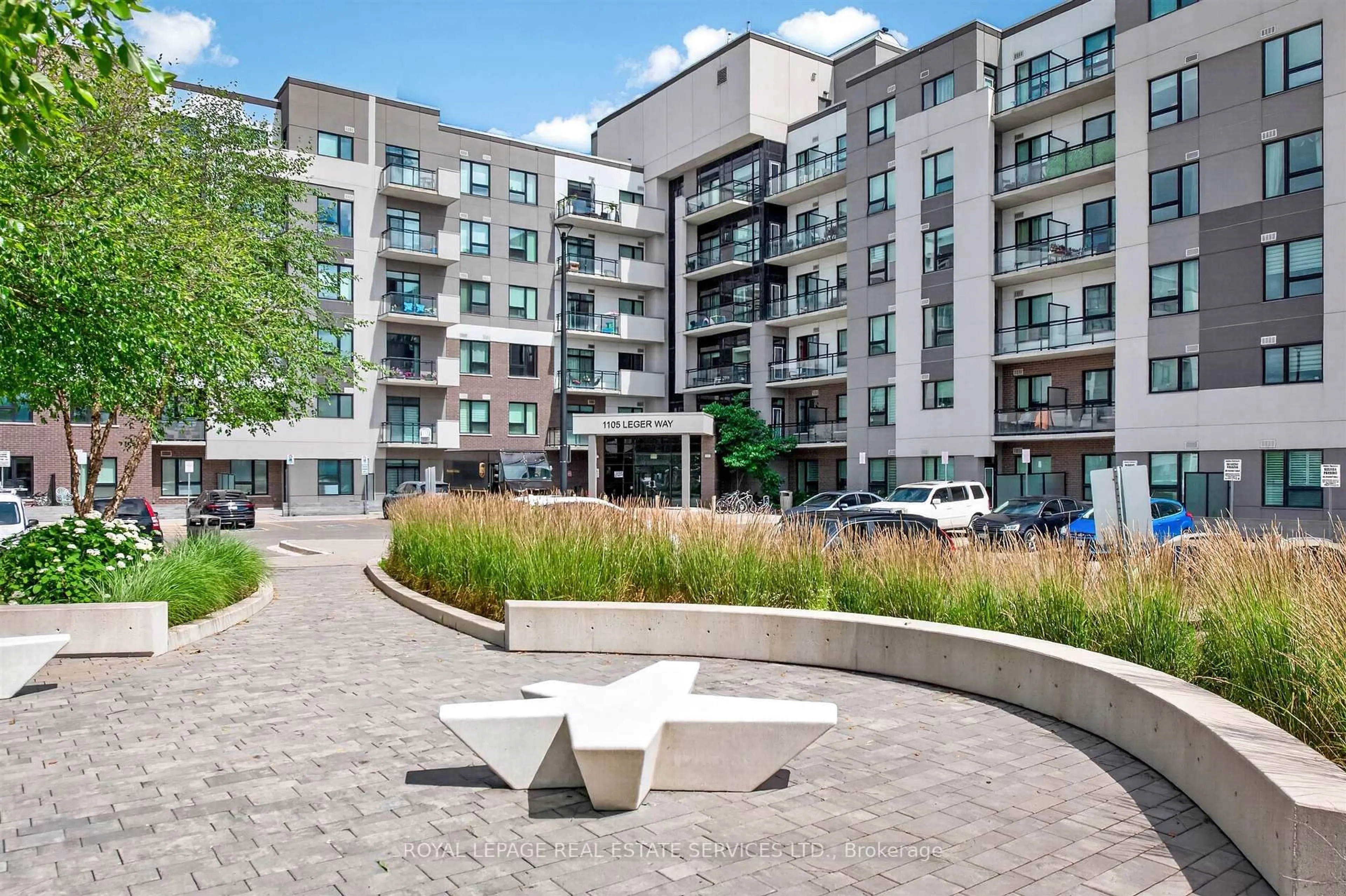 Patio, street for 1105 Leger Way #209, Milton Ontario L9E 1K7