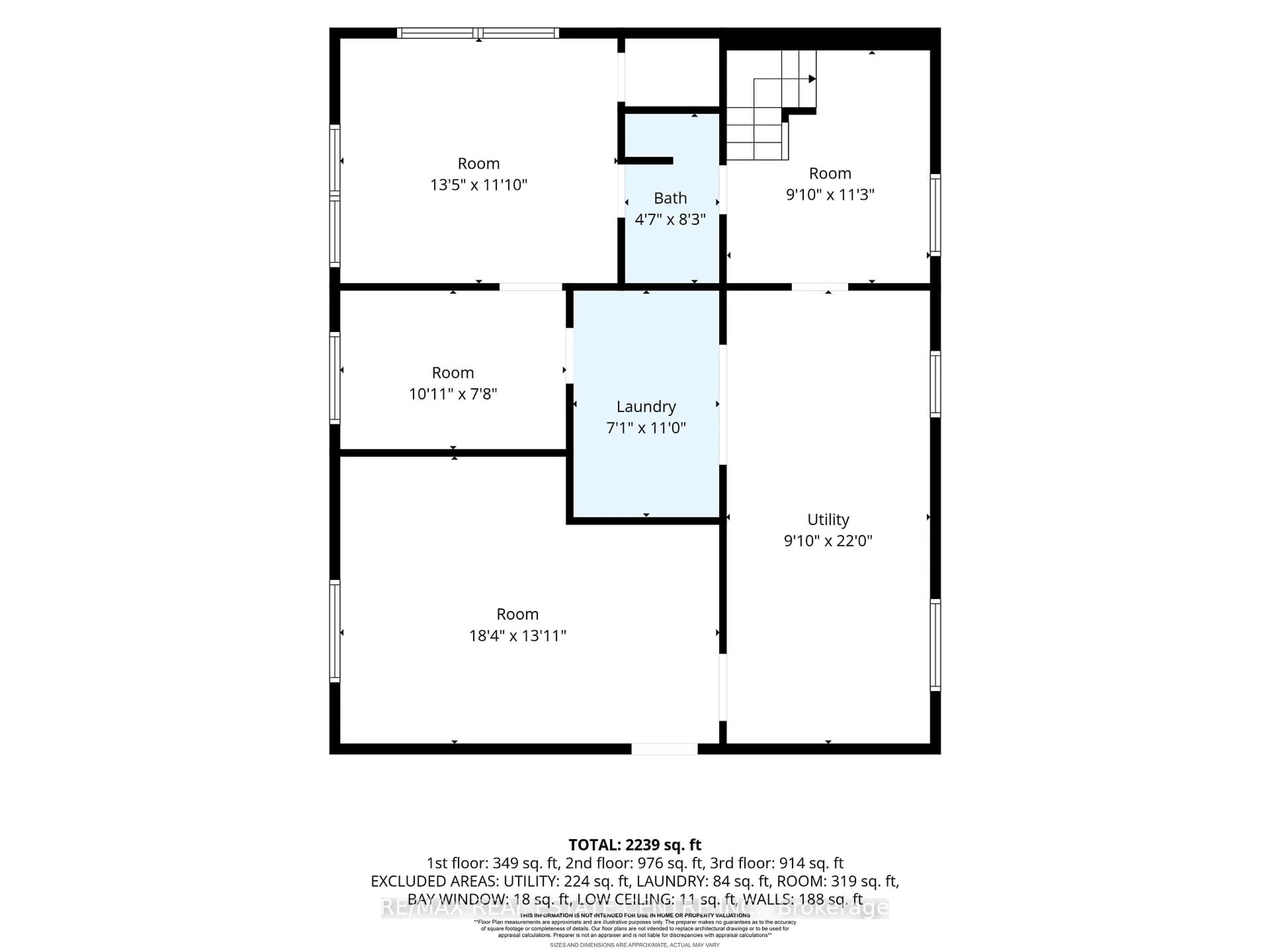 Floor plan for 2068 Wellington Ave, Burlington Ontario L7R 1P3