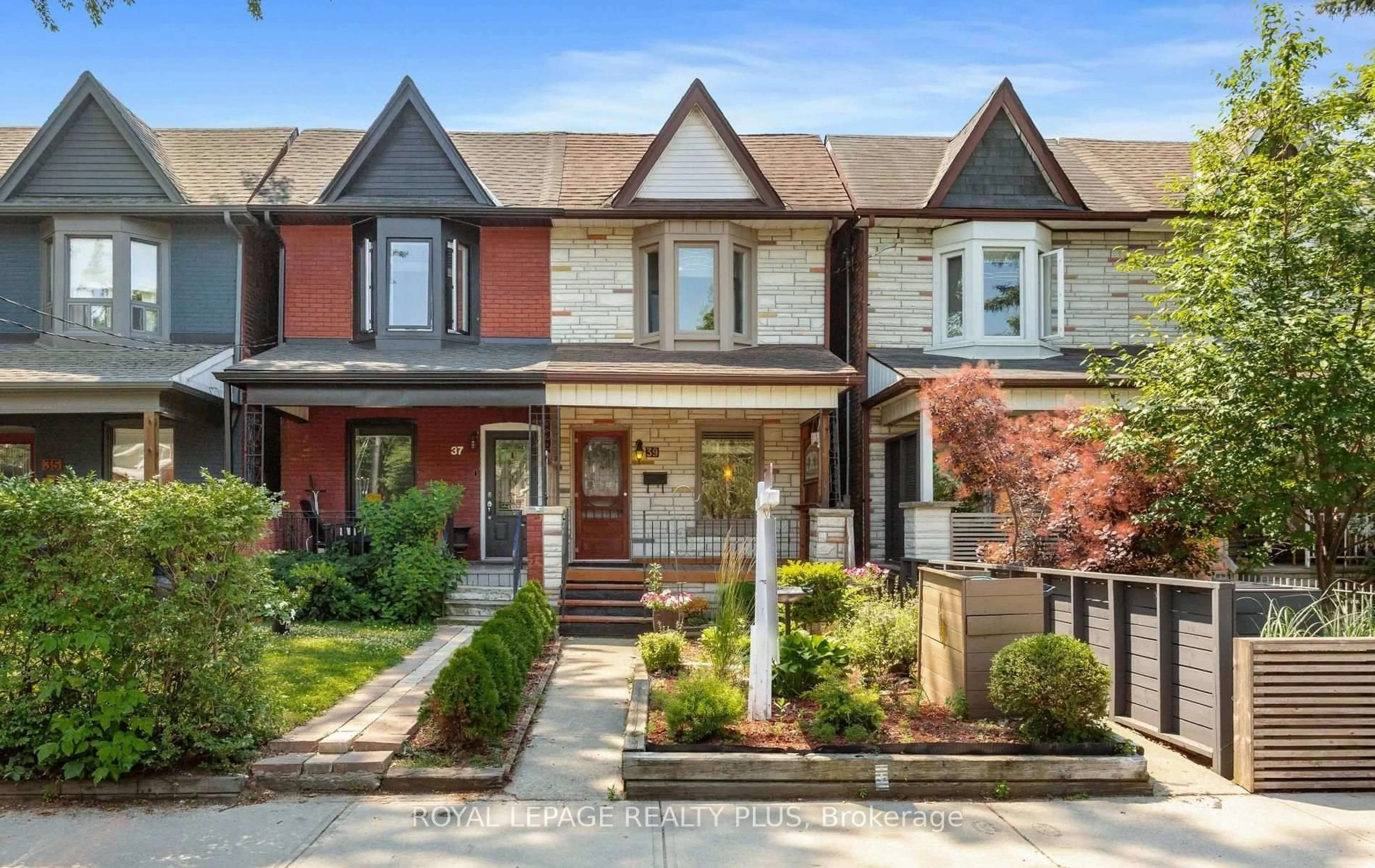 Home with brick exterior material, street for 39 Maria St, Toronto Ontario M6P 1W1