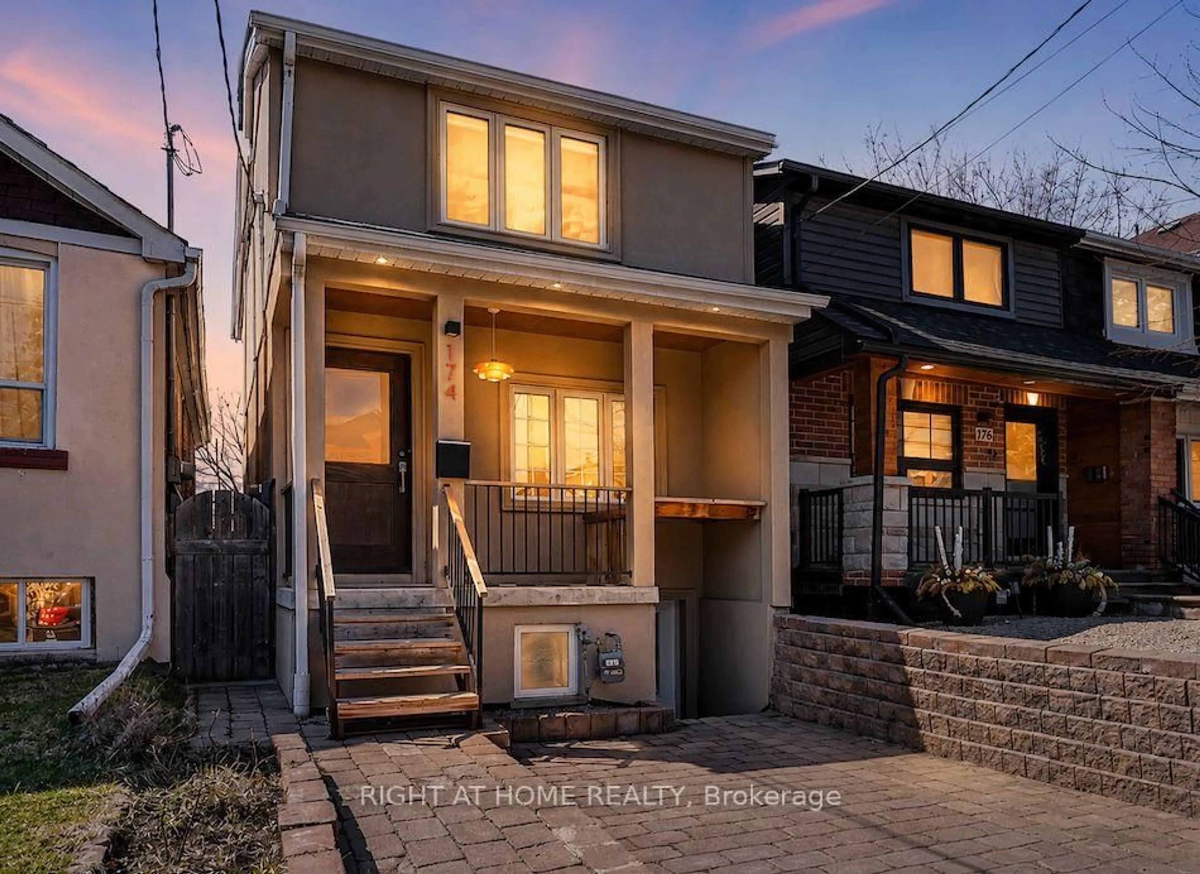 Home with brick exterior material, street for 174 Rosethorn Ave, Toronto Ontario M6N 3L4