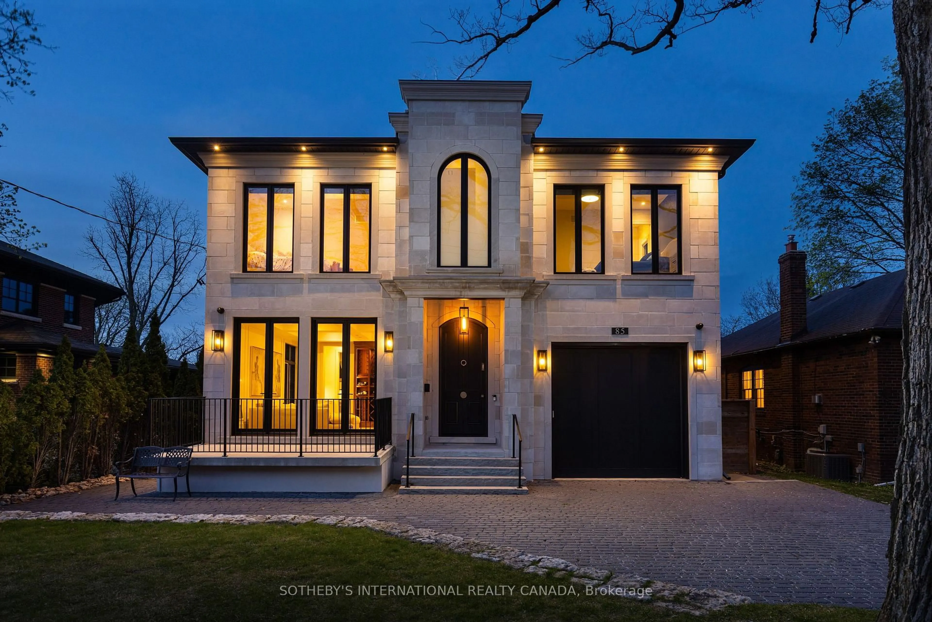 Home with brick exterior material, street for 85 Kingsway Cres, Toronto Ontario M8X 2R8
